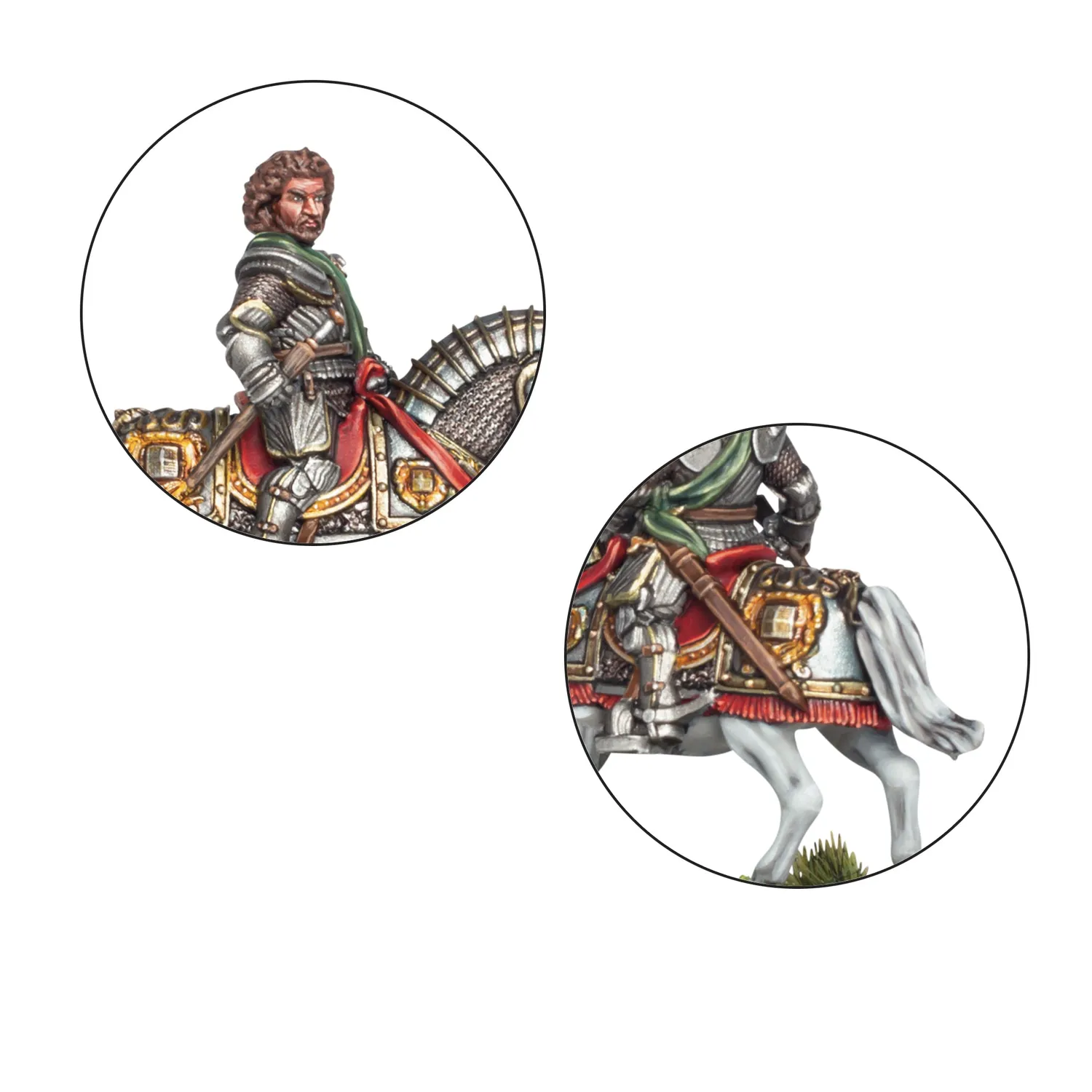 Bolt Action Pike & Shotte Gaston de Foix figurine cavalerie