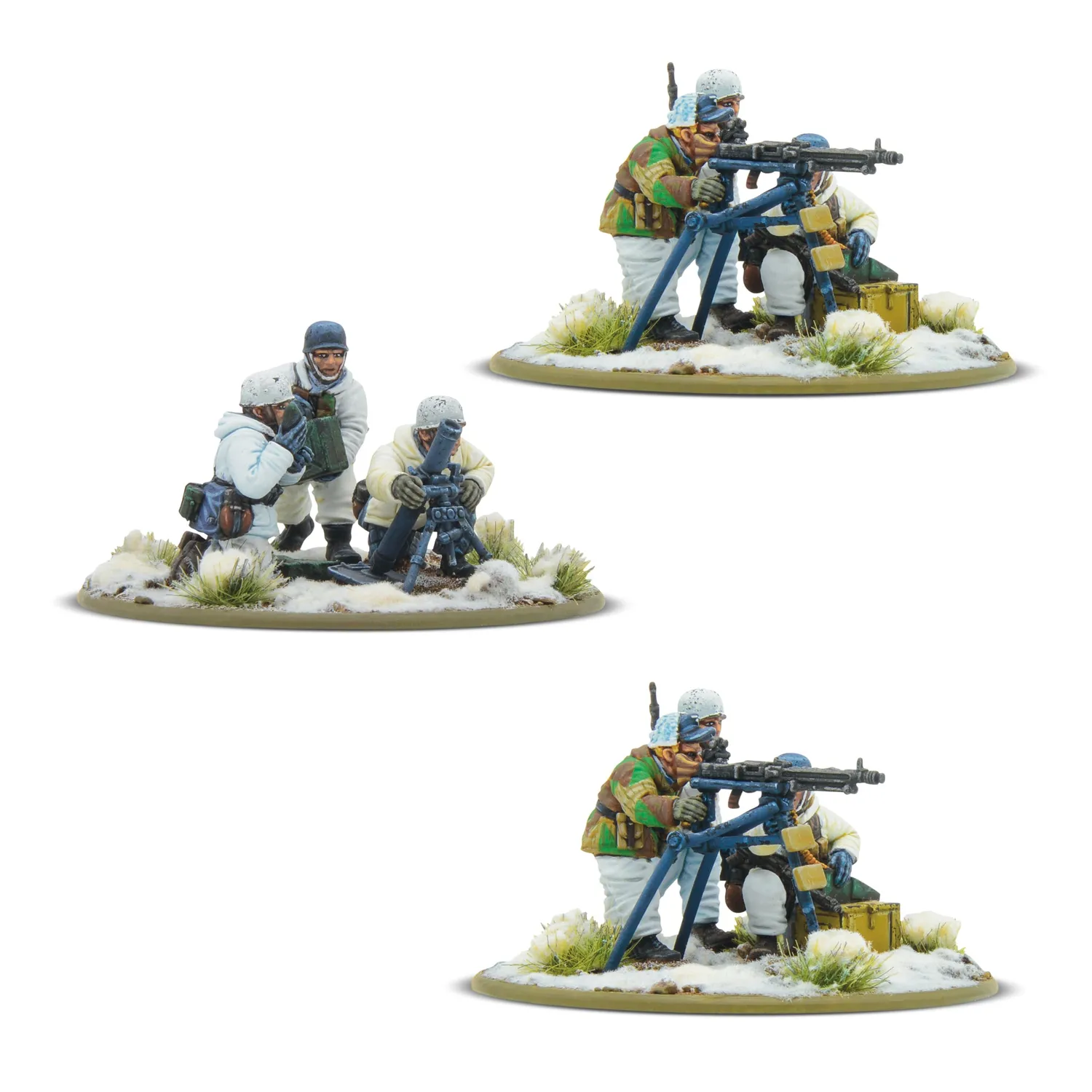 Bolt Action Winter Fallschirmjäger Heavy Weapons Platoon peloton armes lourdes
