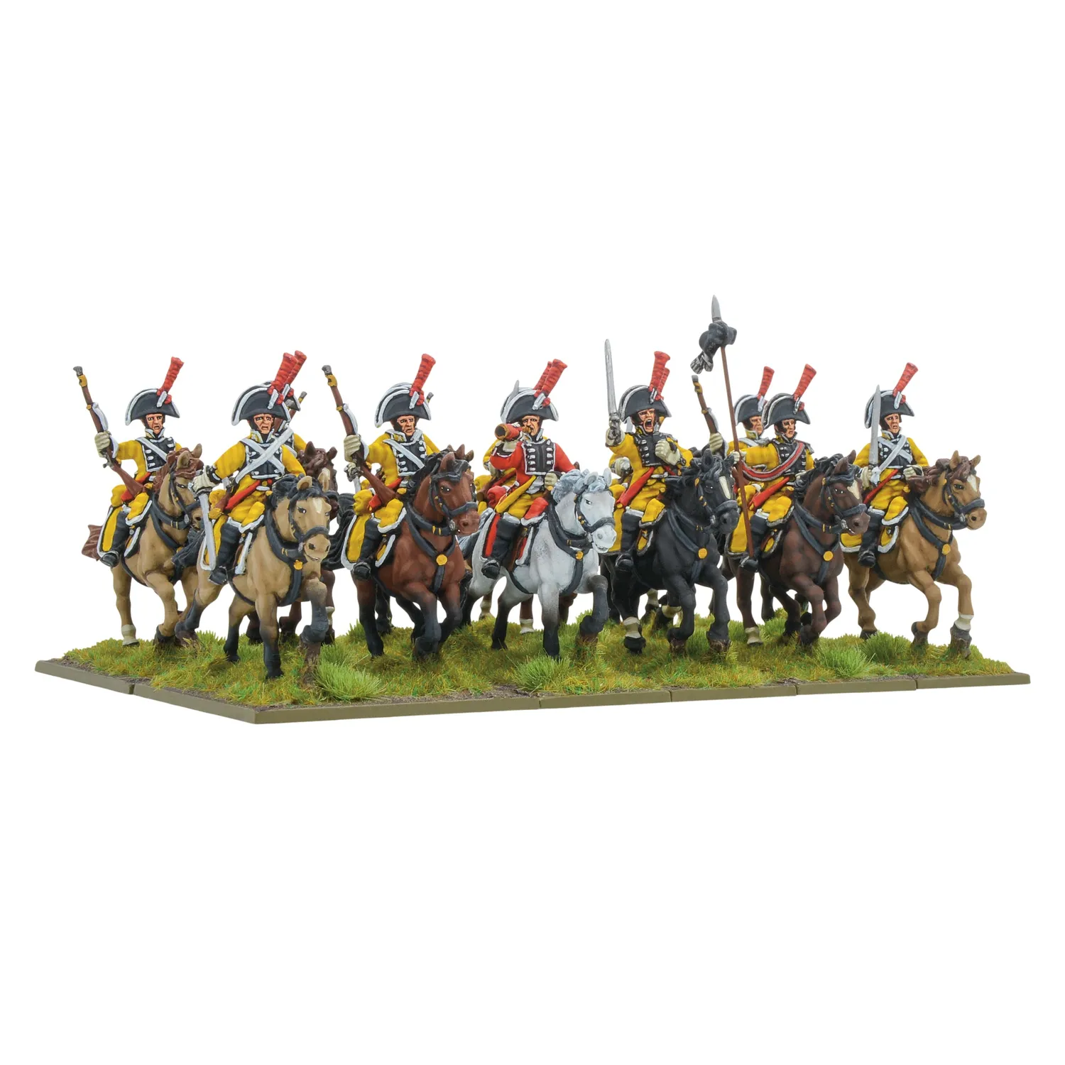 Bolt Action Black Powder Spanish Dragoons 1793-1810 figurines 12 métal