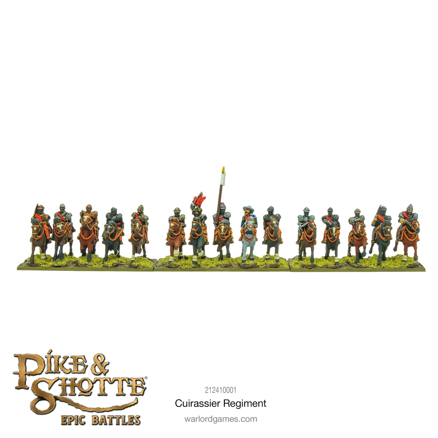 Bolt Action Pike & Shotte Epic Battles Cuirassier Regiment figurines