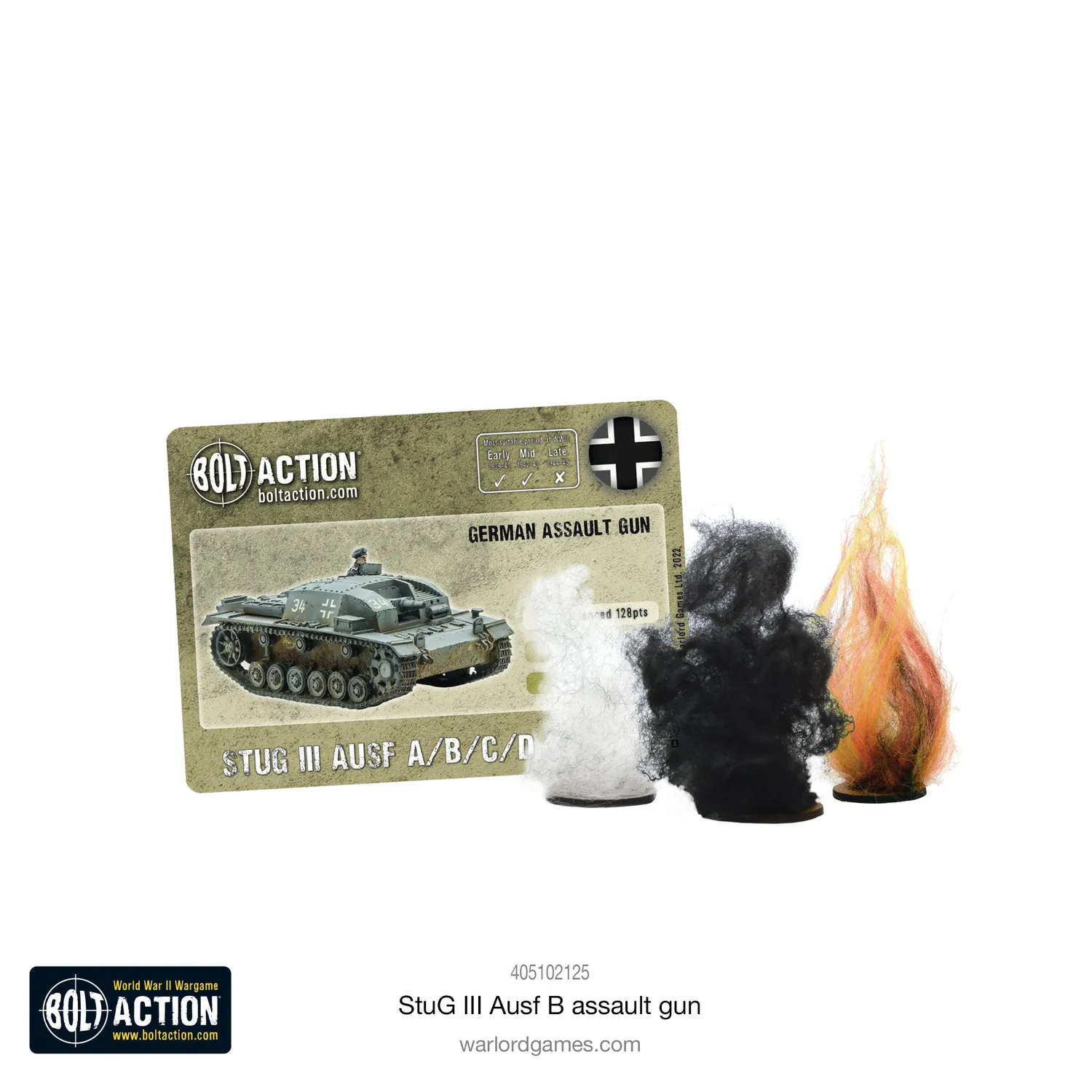 Bolt Action StuG III Ausf B canon d'assaut résine métal