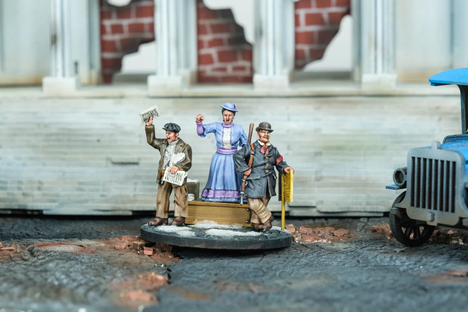 Des Tranchées aux Barricades Rosa Luxemburg et ses militants figurines 28mm