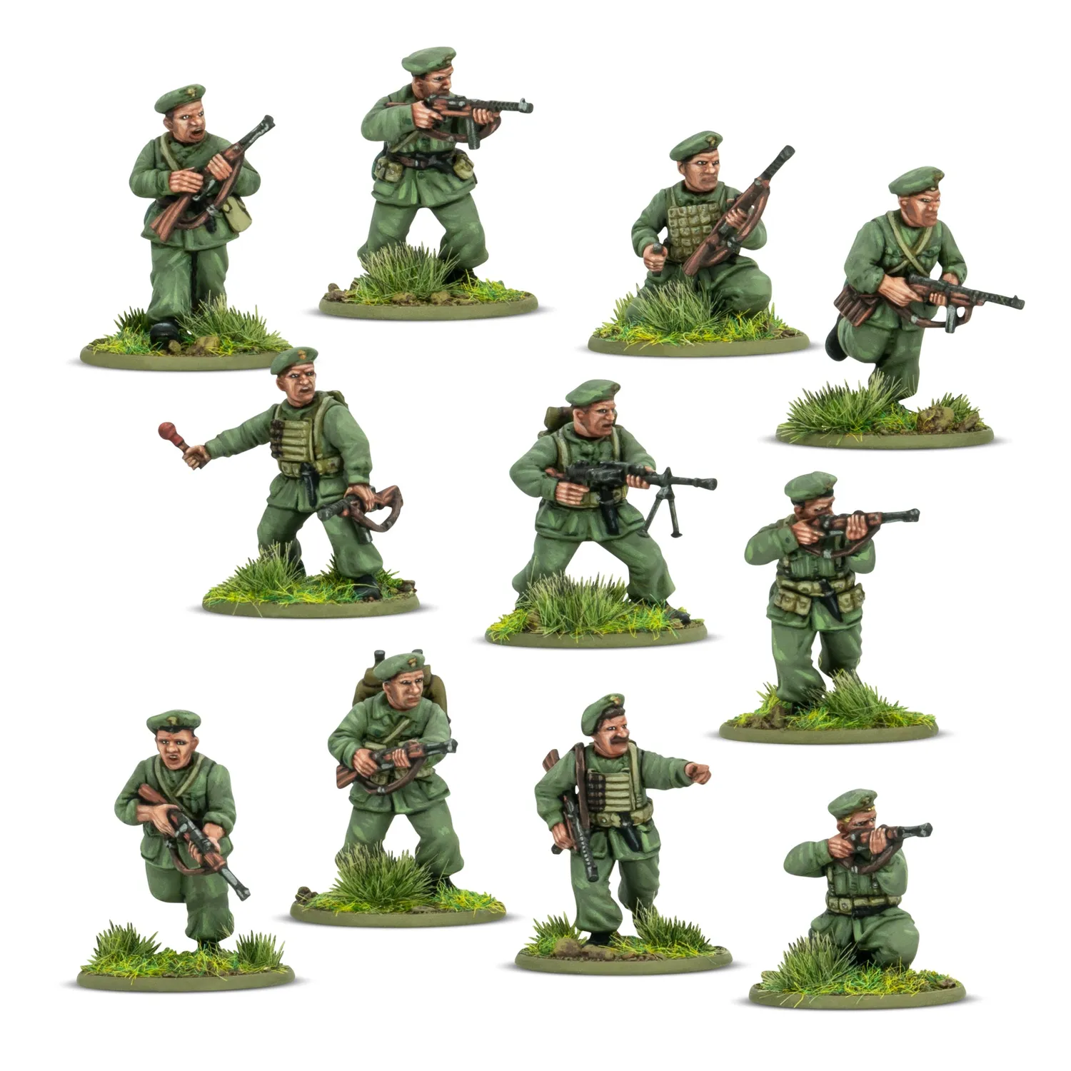 Bolt Action Italian Paracadutisti platoon figurines parachutistes italiens 30