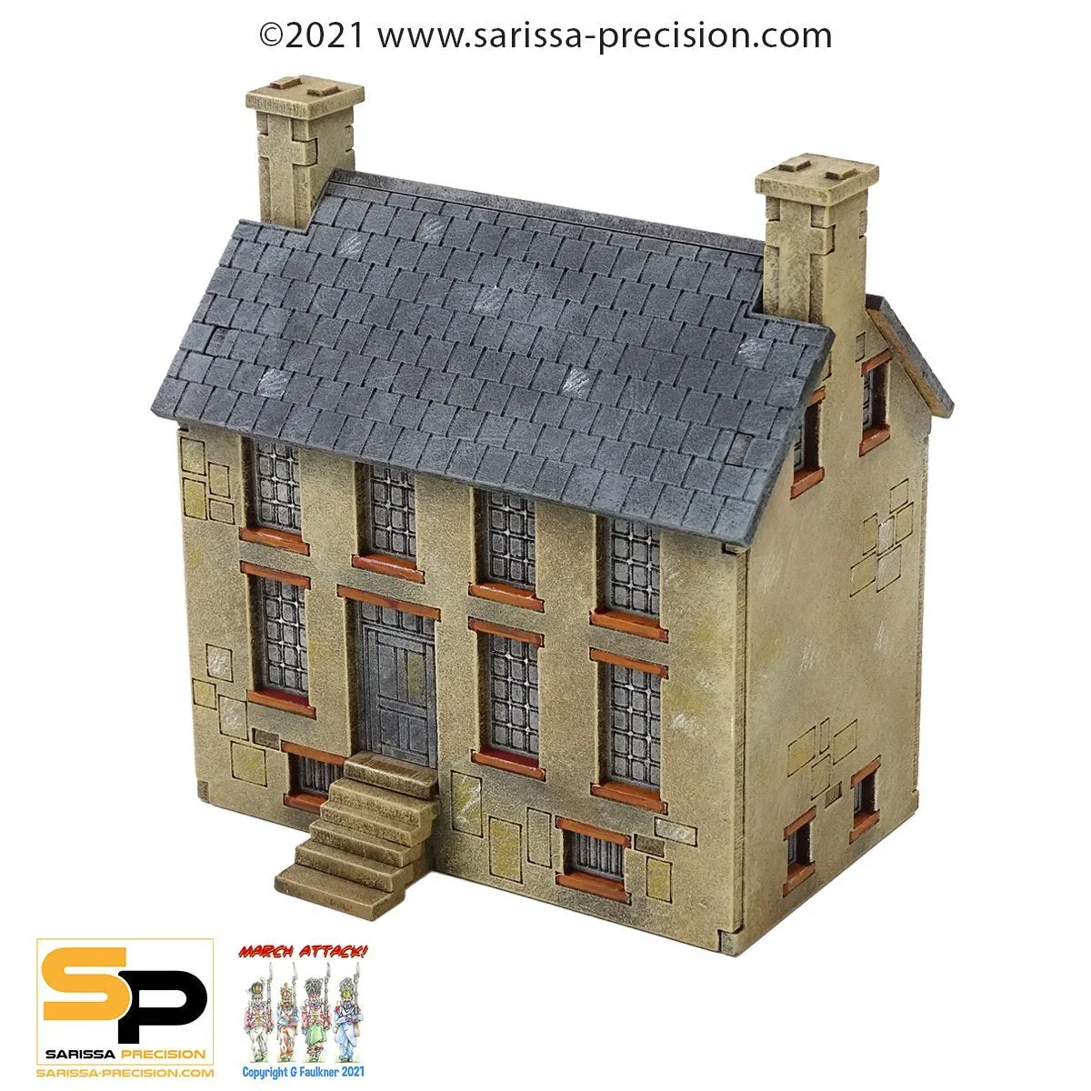 Sarissa Precision Manassas Stone House maison terrain MDF historique
