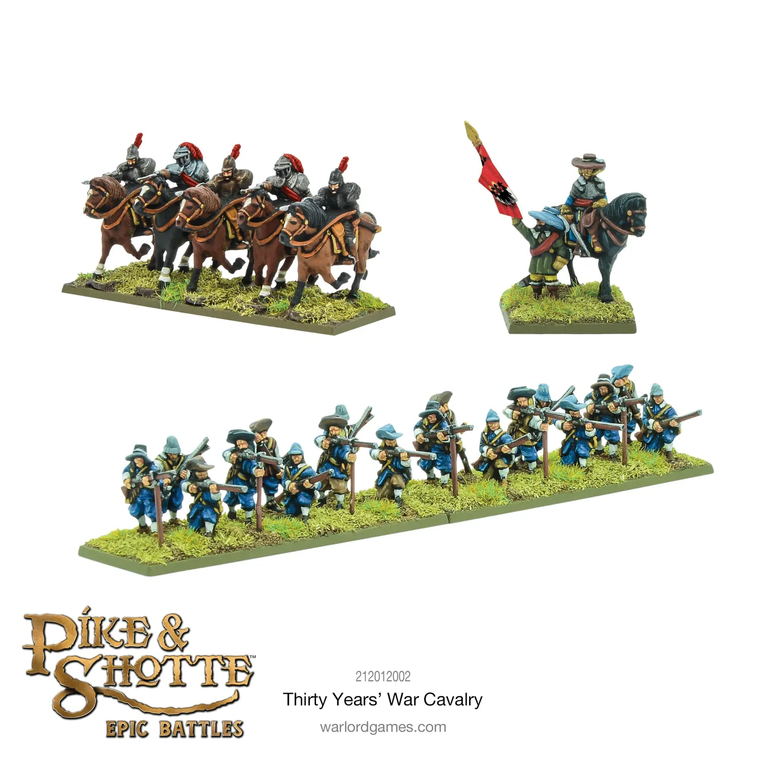 Warlord Pike & Shotte Epic Battles cavalerie coffret plastique