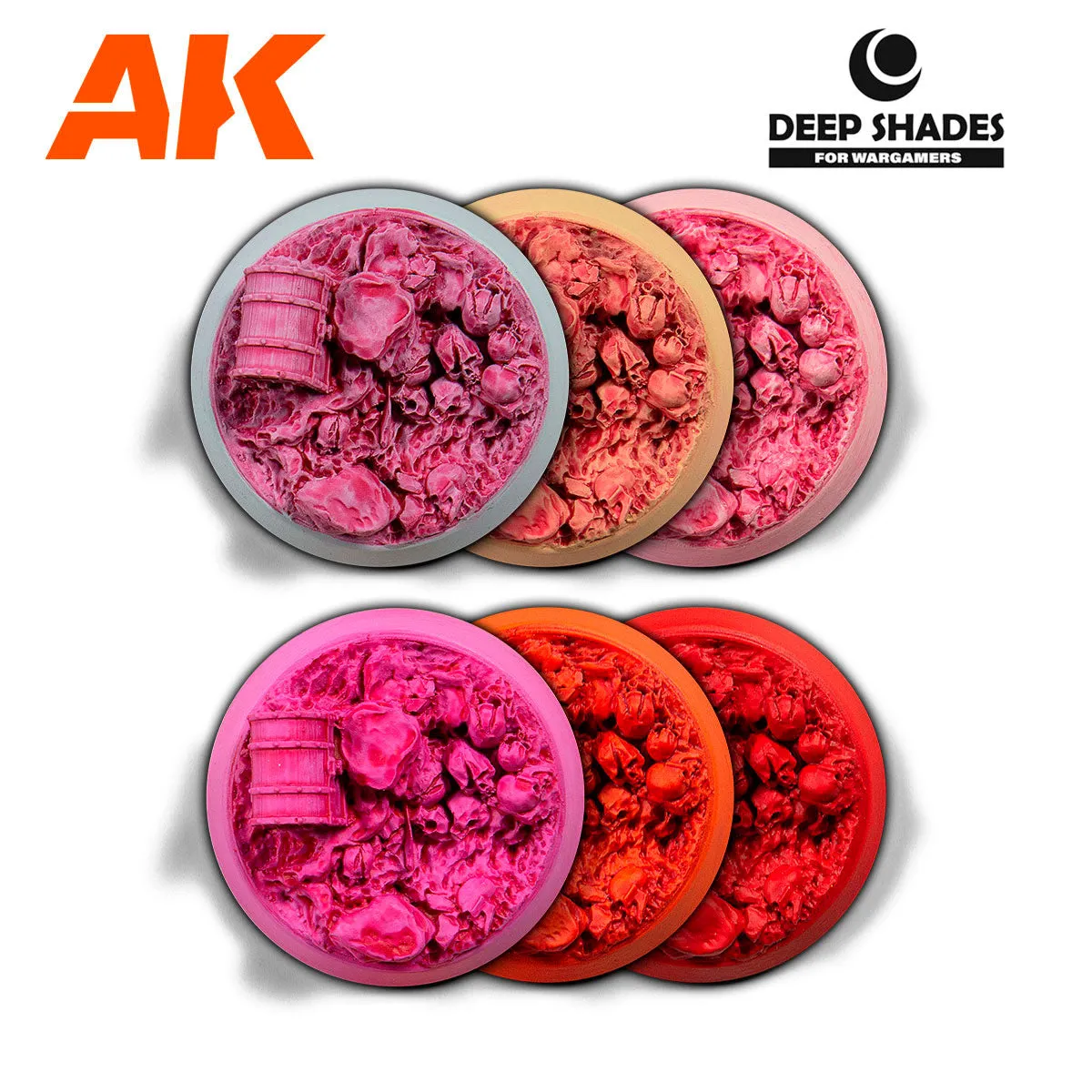 AK Interactive Deep Shades Carmine Dawn peinture ombrage 30 ml