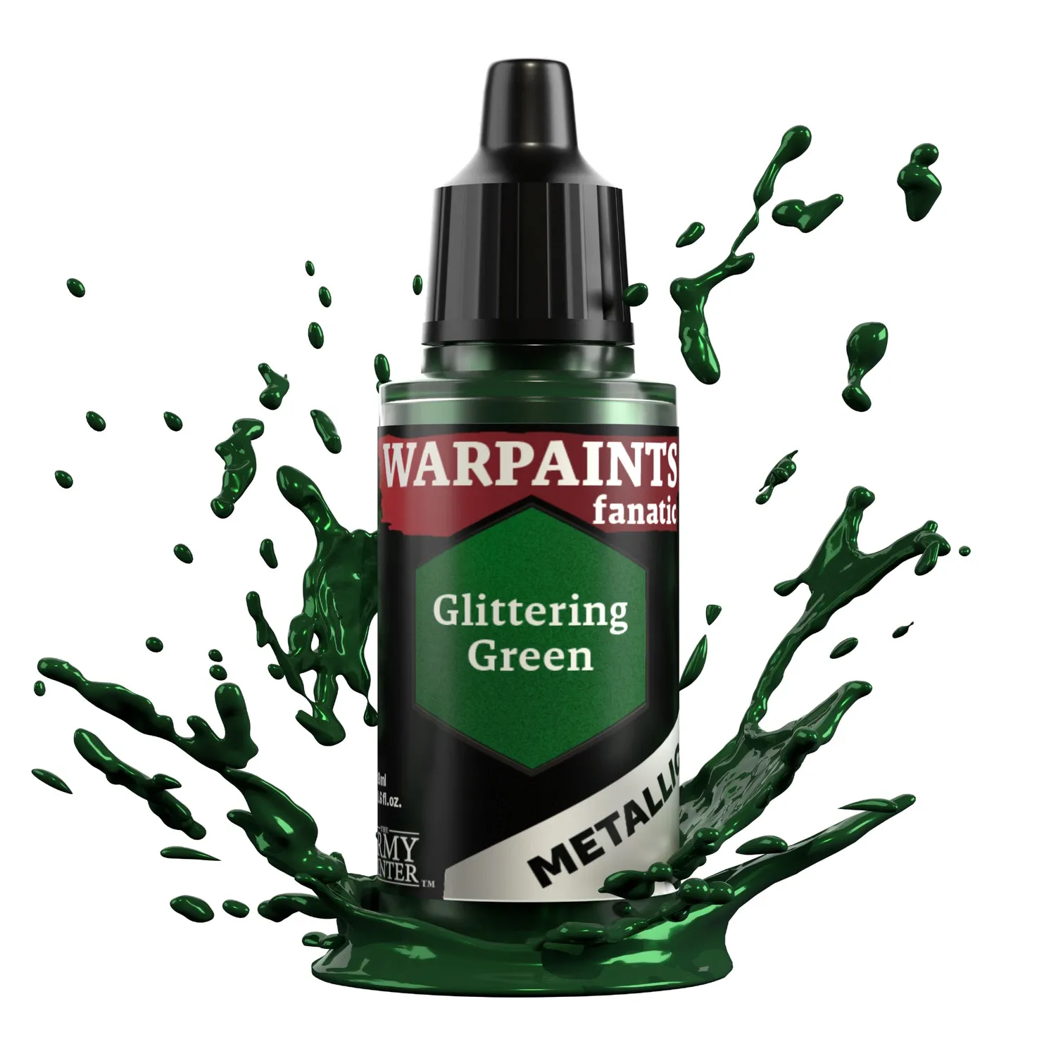Army Painter Warpaints Fanatic Glittering Green peinture métallique