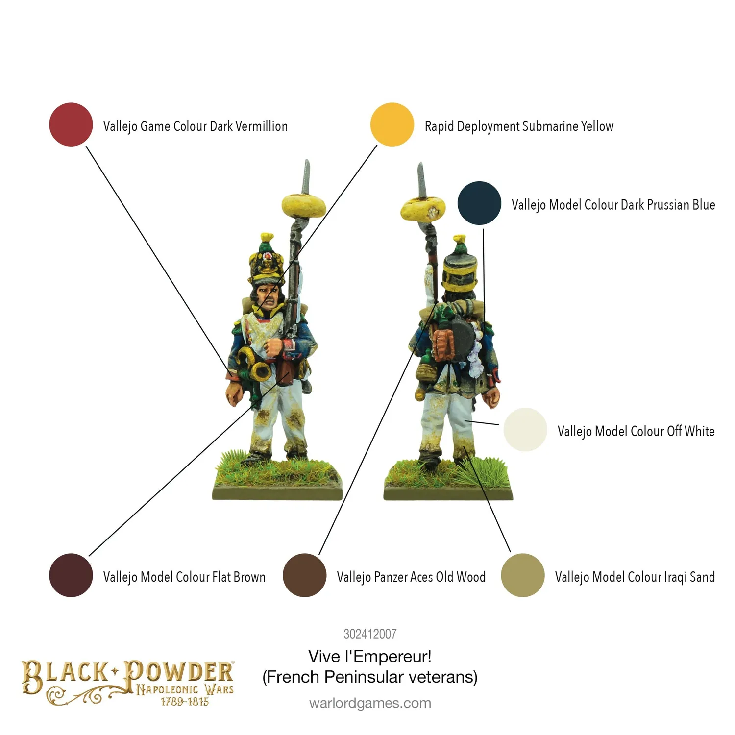Black Powder Vive l'Empereur vétérans résine