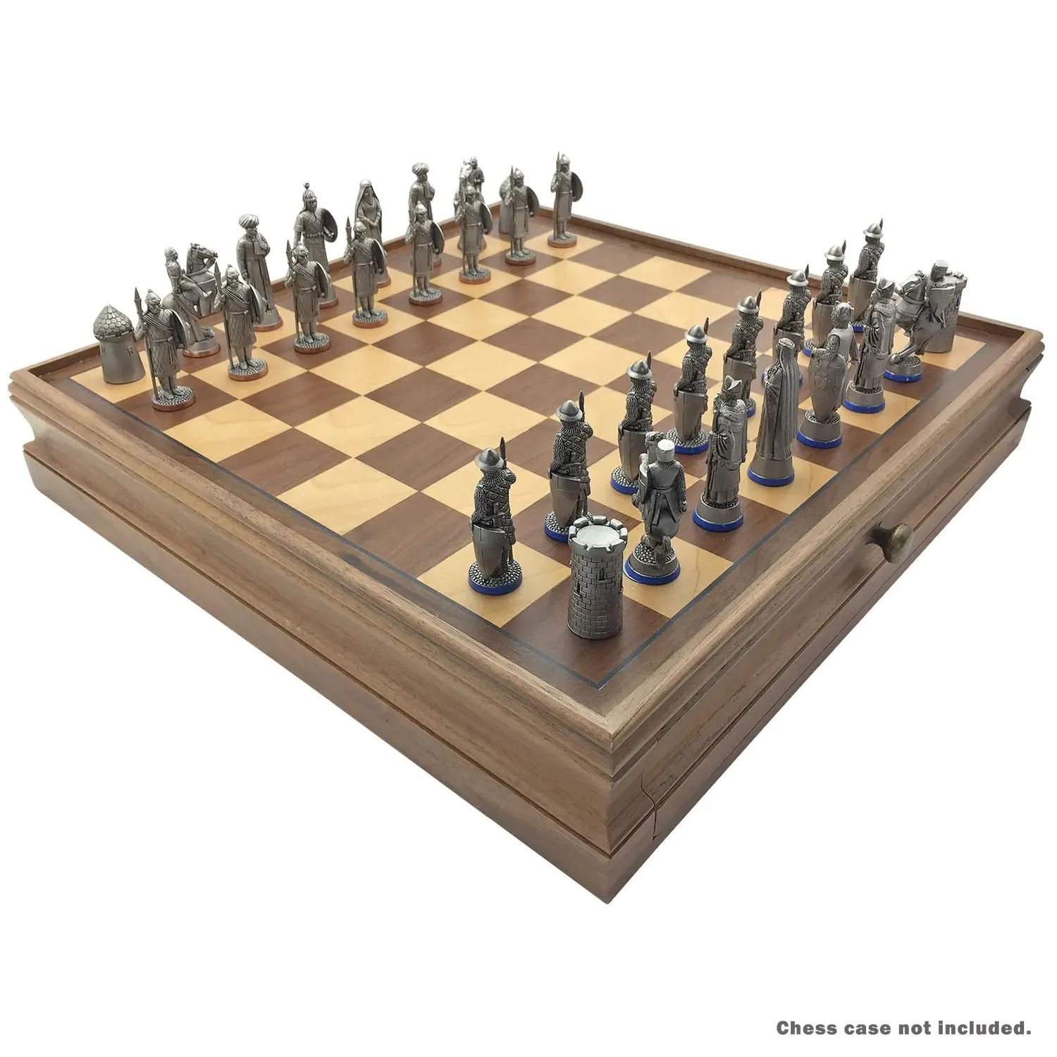 Prince August Crusades Chess Richard Cœur de Lion contre Saladin moules échecs étain
