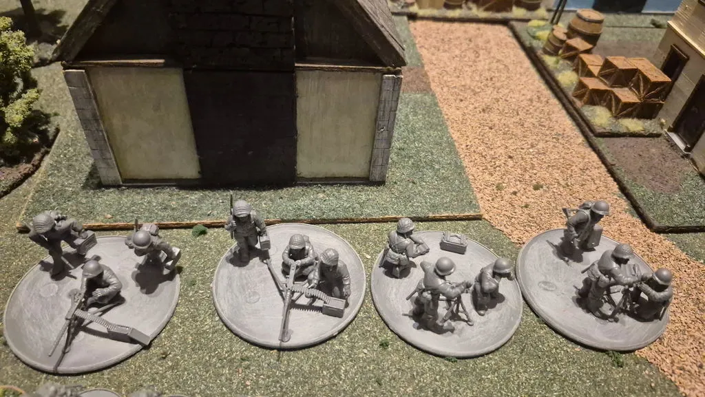 Bolt Action US Heavy Weapons platoon boîte plastique mortiers