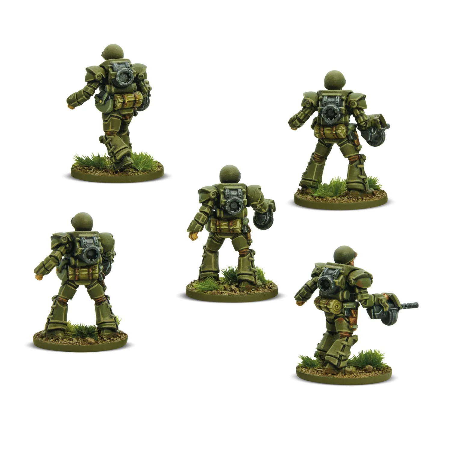 Konflikt 47 US Heavy infantry figurines métal blister