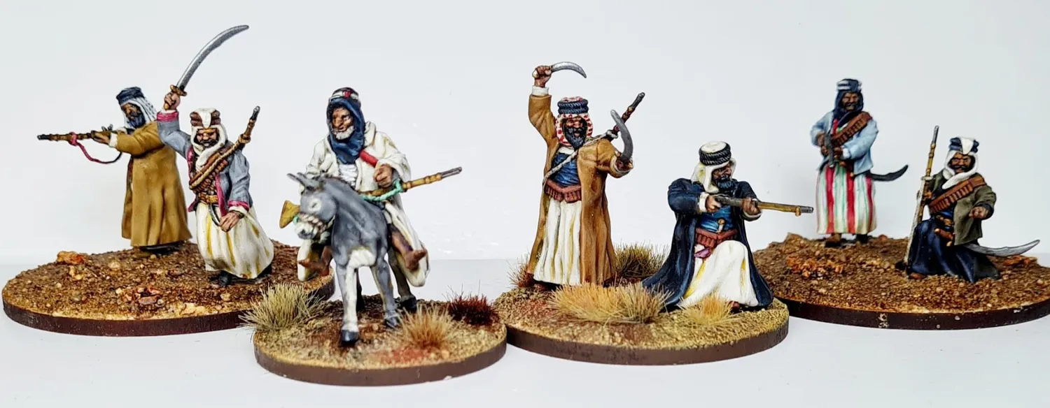 Des Tranchées aux Barricades Guerriers Arabes figurines 28mm résine