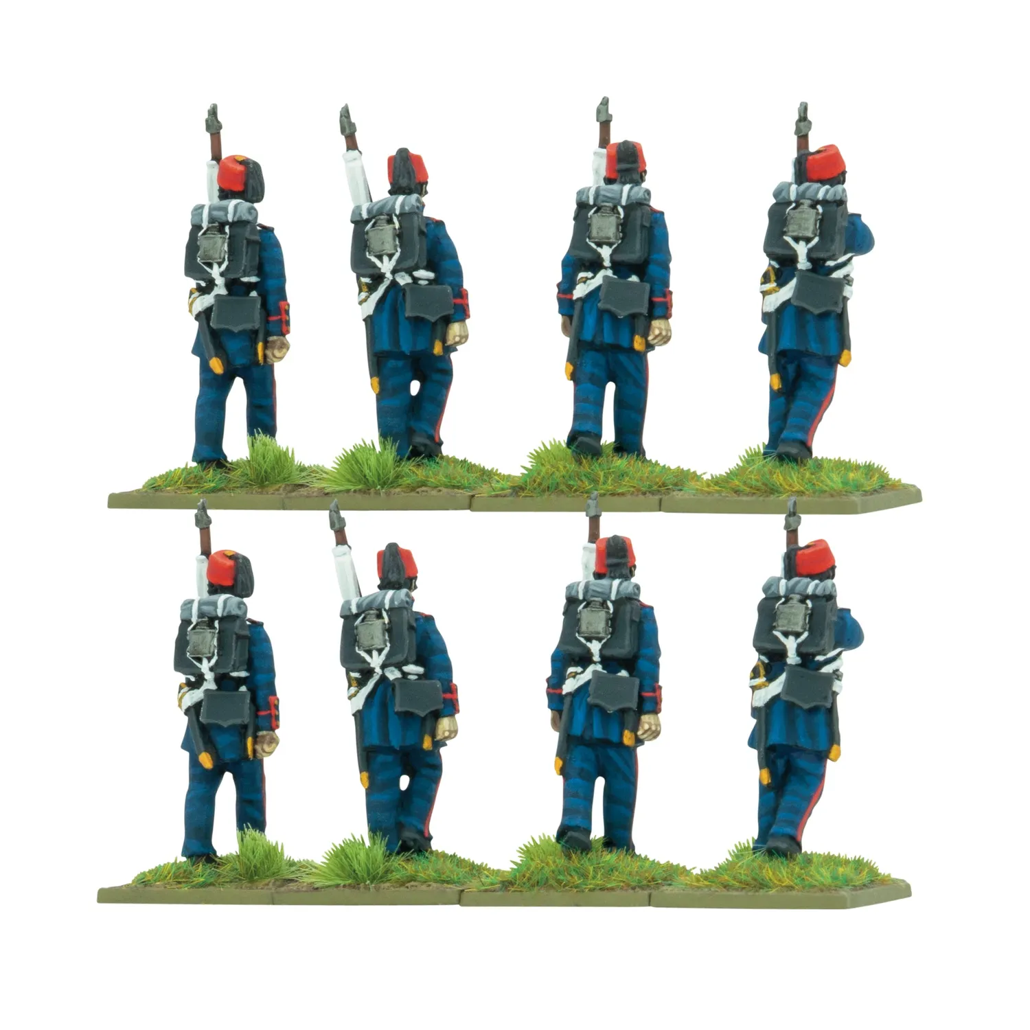 Bolt Action Crimean War Turkish Infantry figurines 28 mm métal