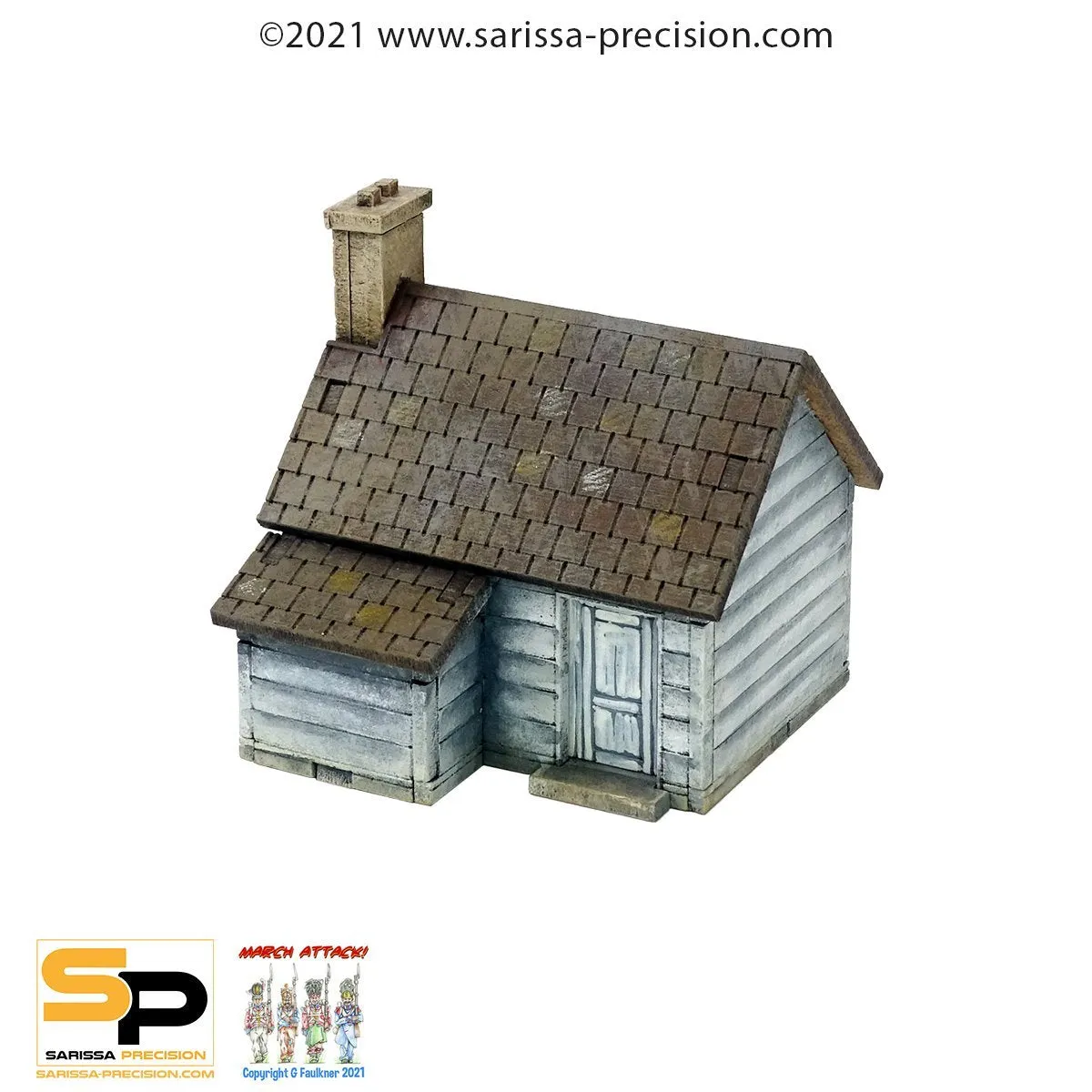 Warlord Games North American Cabin #2 décor MDF 15 mm