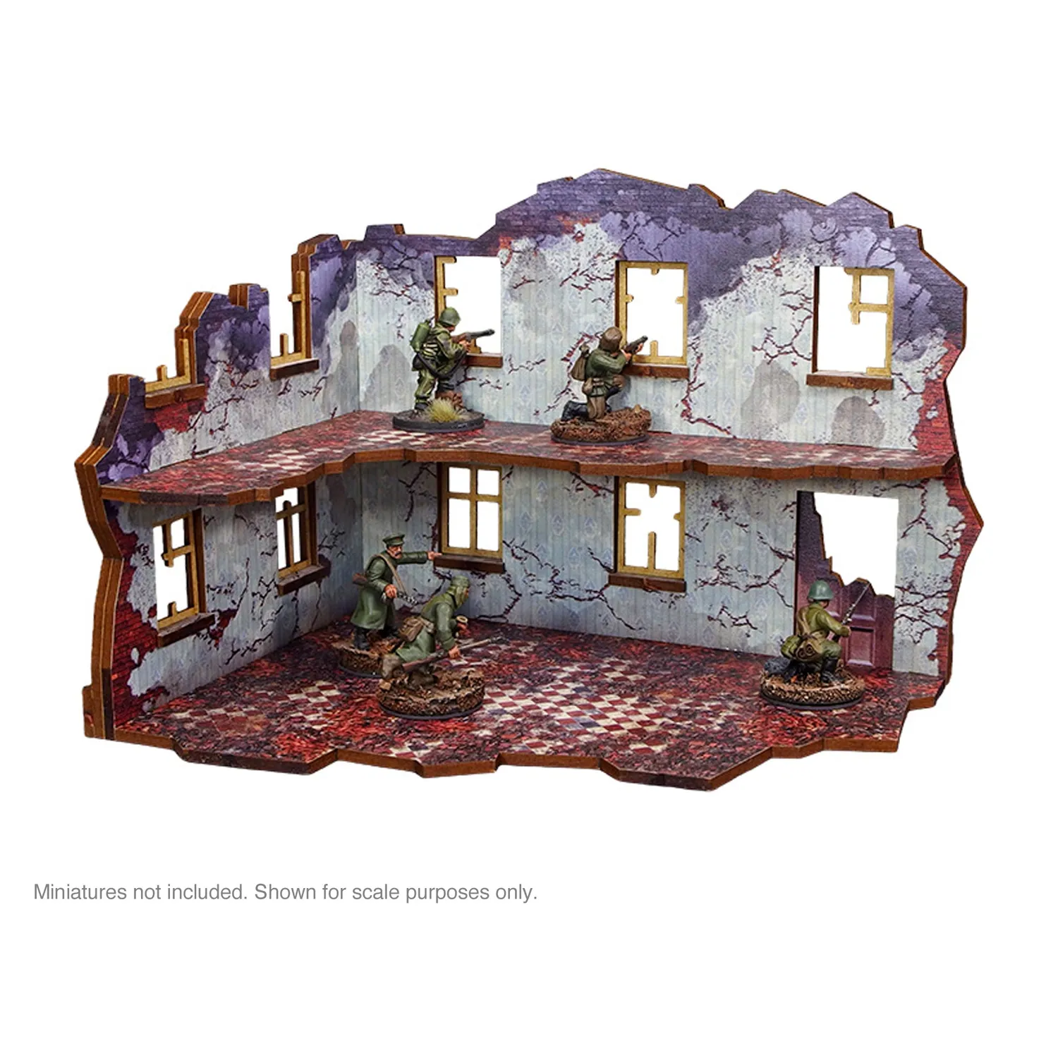 Bolt Action Pre-Painted WW2 Ostfront Stalingrad Univermag Right décor ruiné