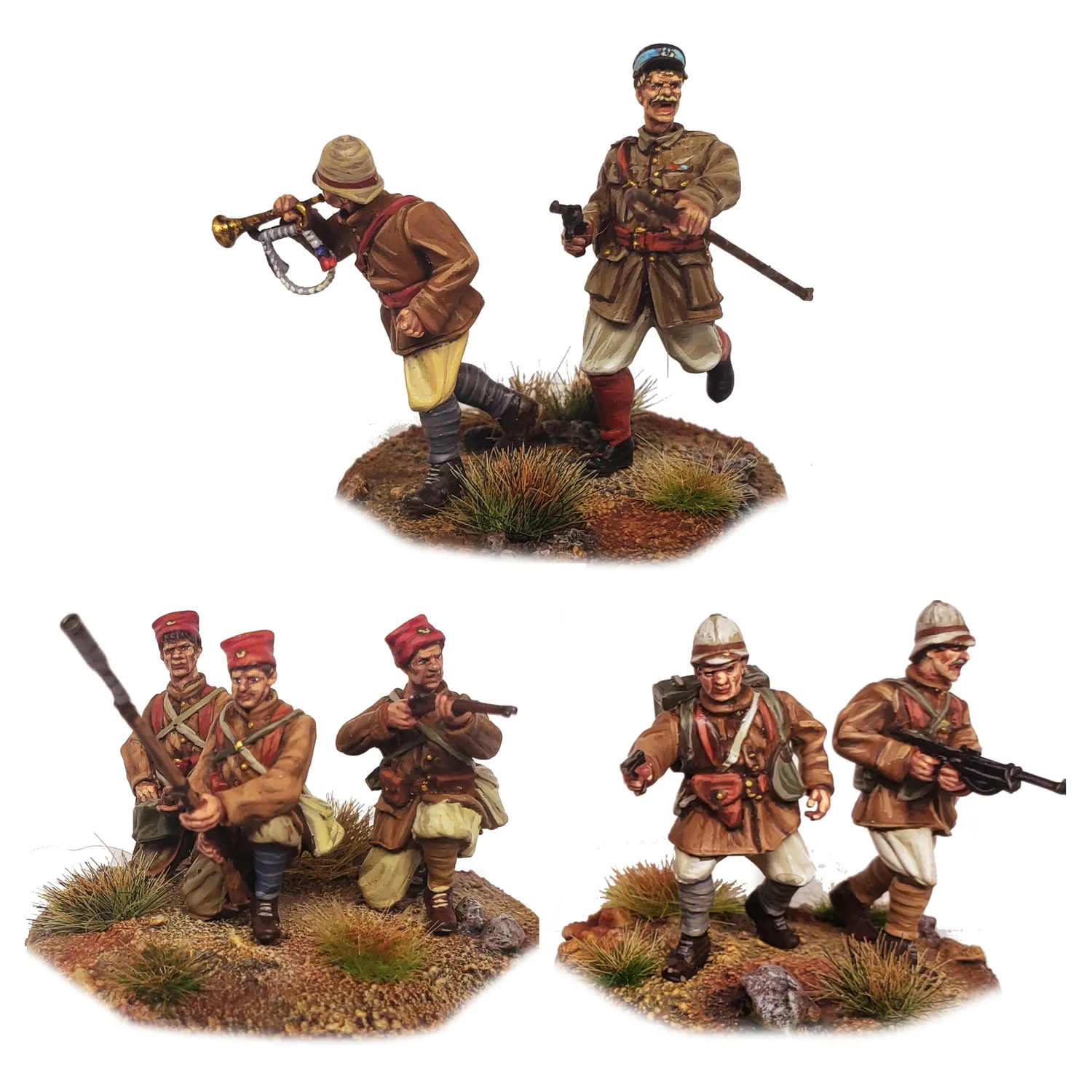 Des Tranchées Poilus d'Orient pack étendu fichiers STL 28mm