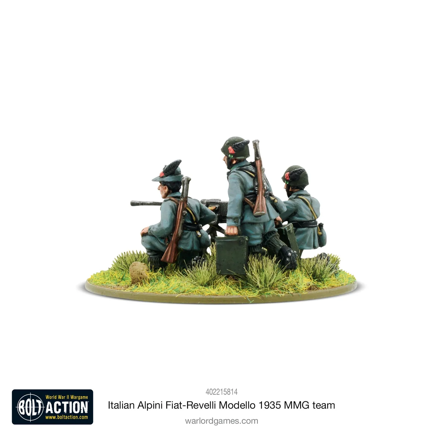 Warlord Games Bolt Action Alpini Fiat-Revelli 1935 mitrailleuse équipe