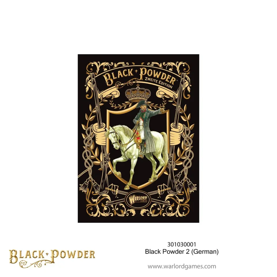 Black Powder II Rulebook livre de règles allemand souple