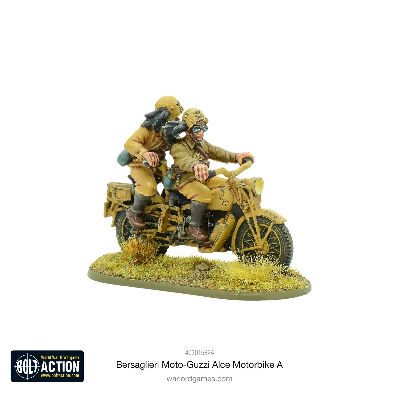 Bolt Action Bersaglieri Moto-Guzzi Alce moto métal