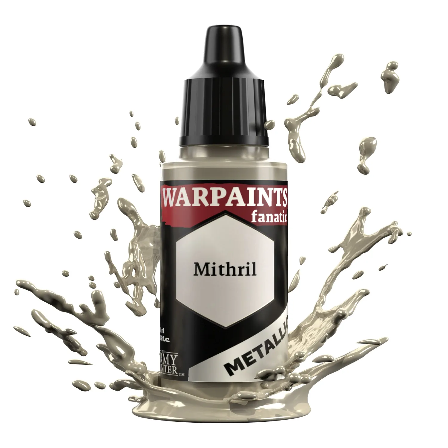 Army Painter Warpaints Fanatic Mithril peinture 18 ml métallique