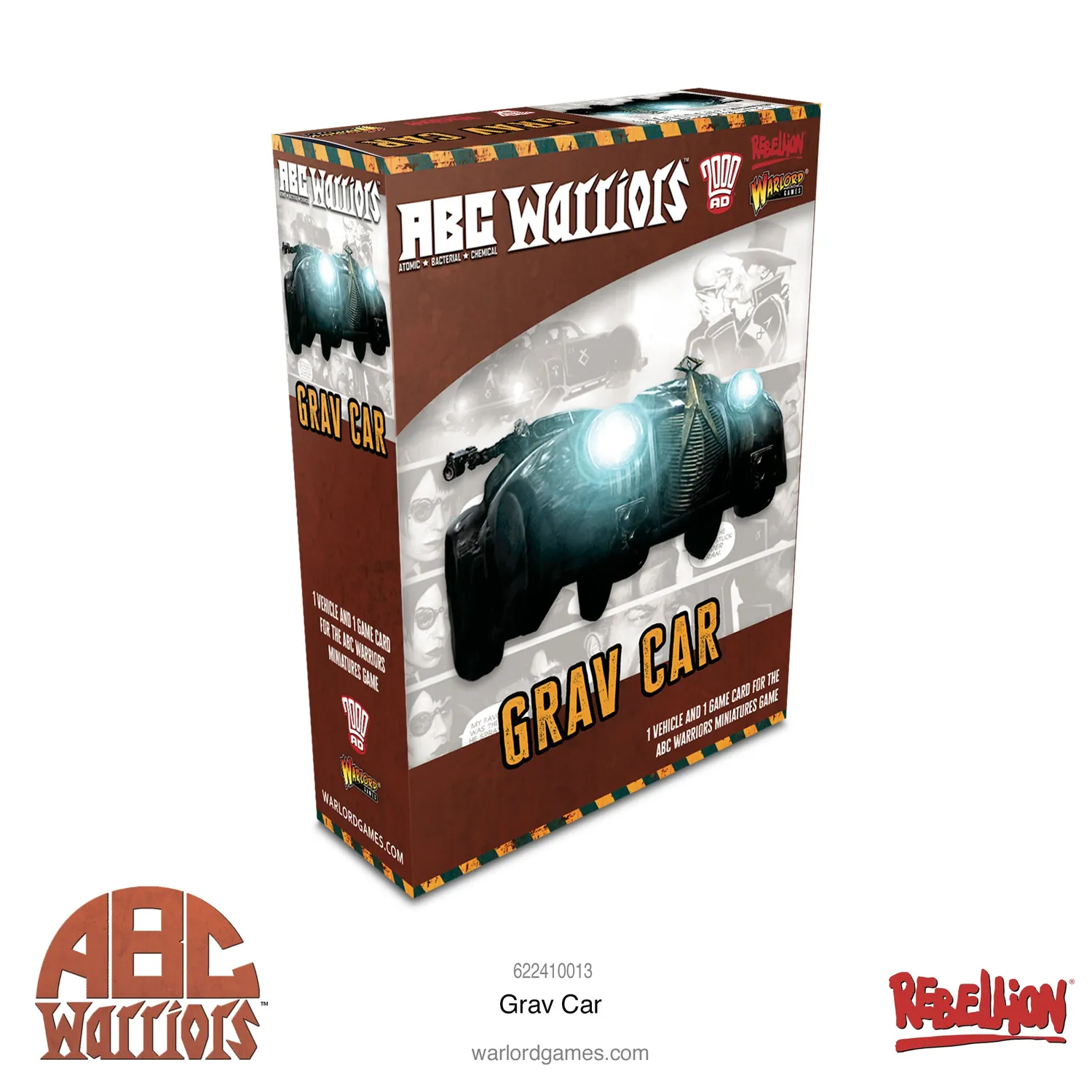 Bolt Action ABC Warriors Grav Car véhicule en résine
