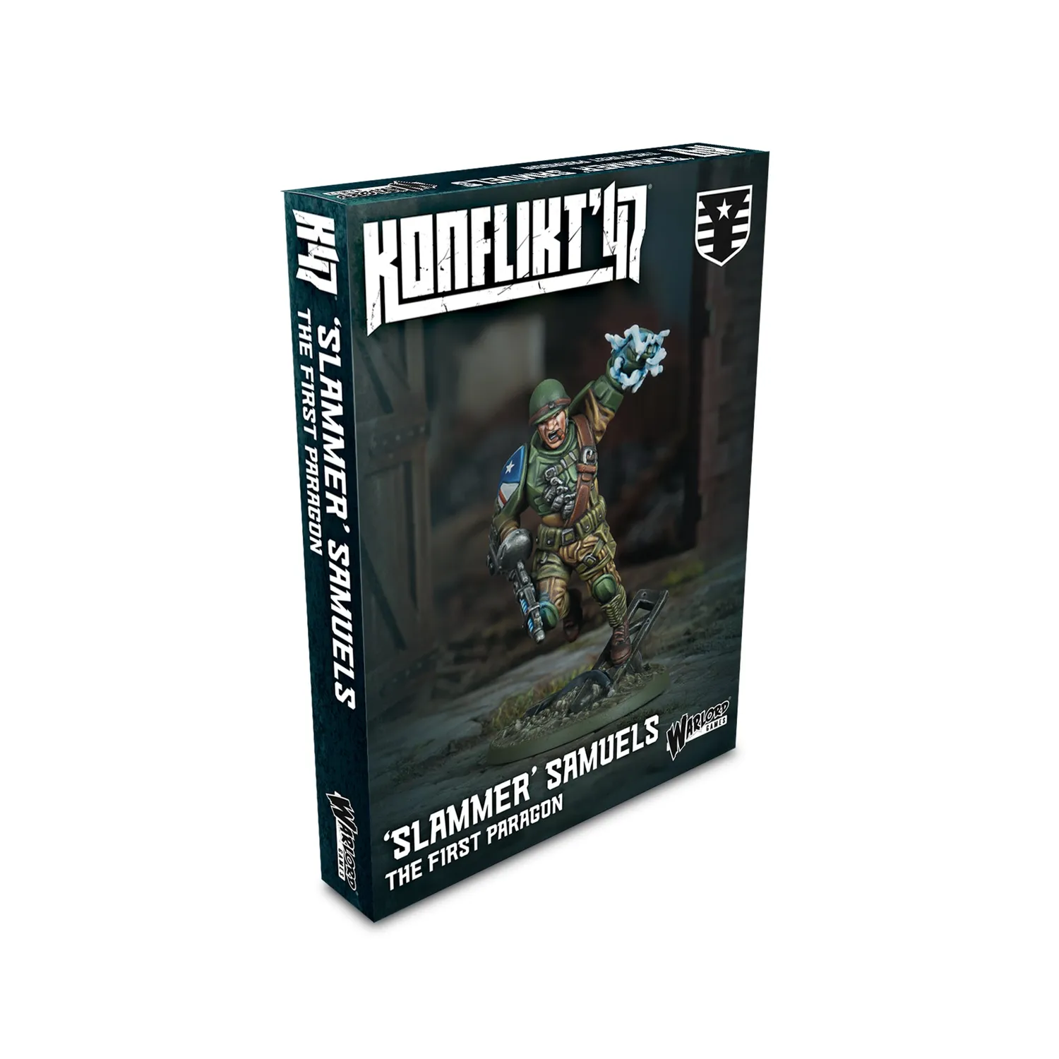 Bolt Action Konflikt'47 Slammer Samuels figurine plastique Paragon