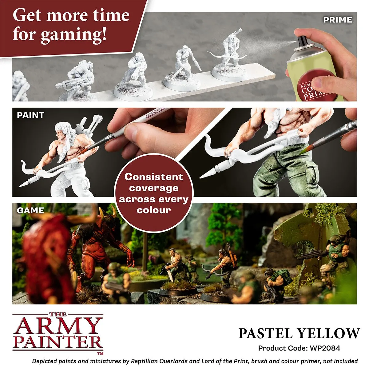 Bolt Action Speedpaint Pastel Yellow peinture jaune pastel