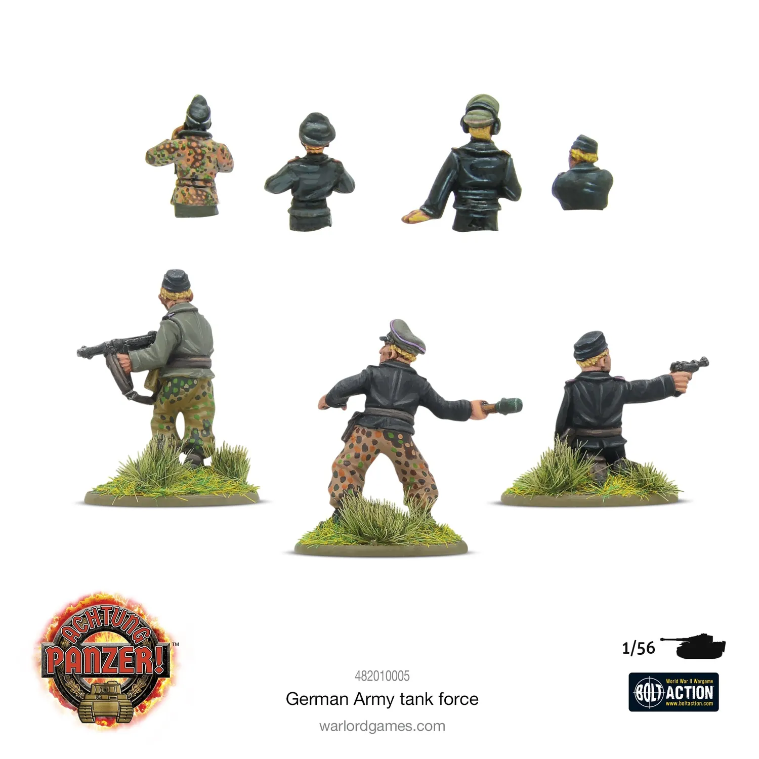 Achtung Panzer! German Army Tank Force maquette chars 5 kits