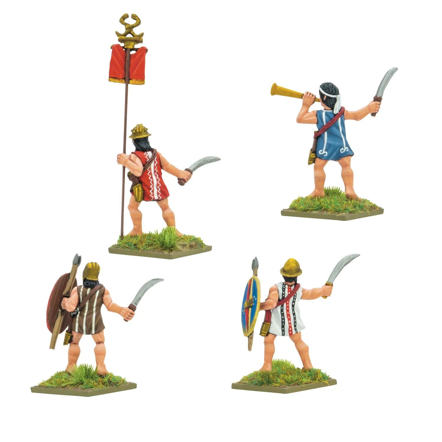 Bolt Action Hail Caesar Illyrian Warriors command figurines métal