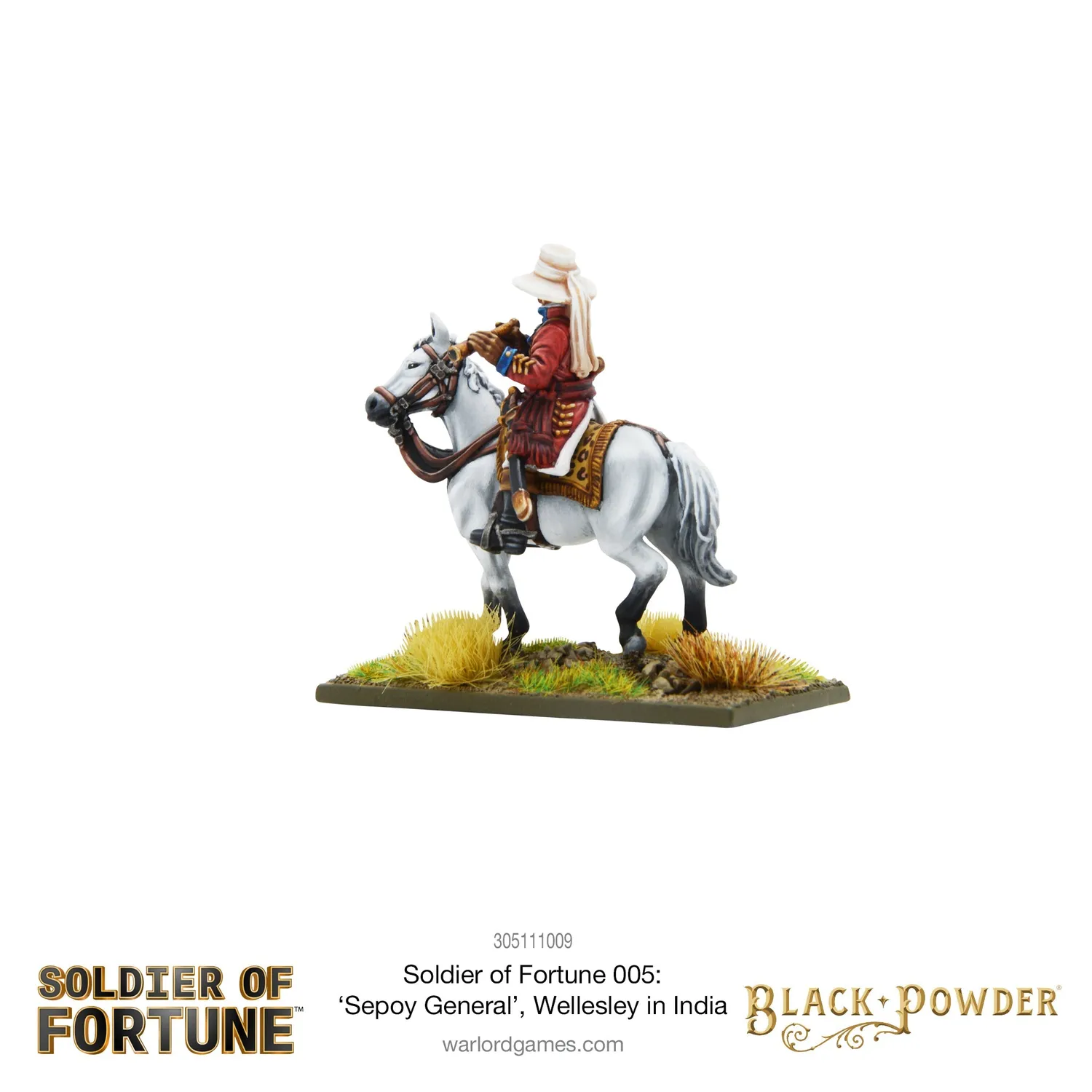 Bolt Action Soldier of Fortune 005 Sepoy General figurine métal