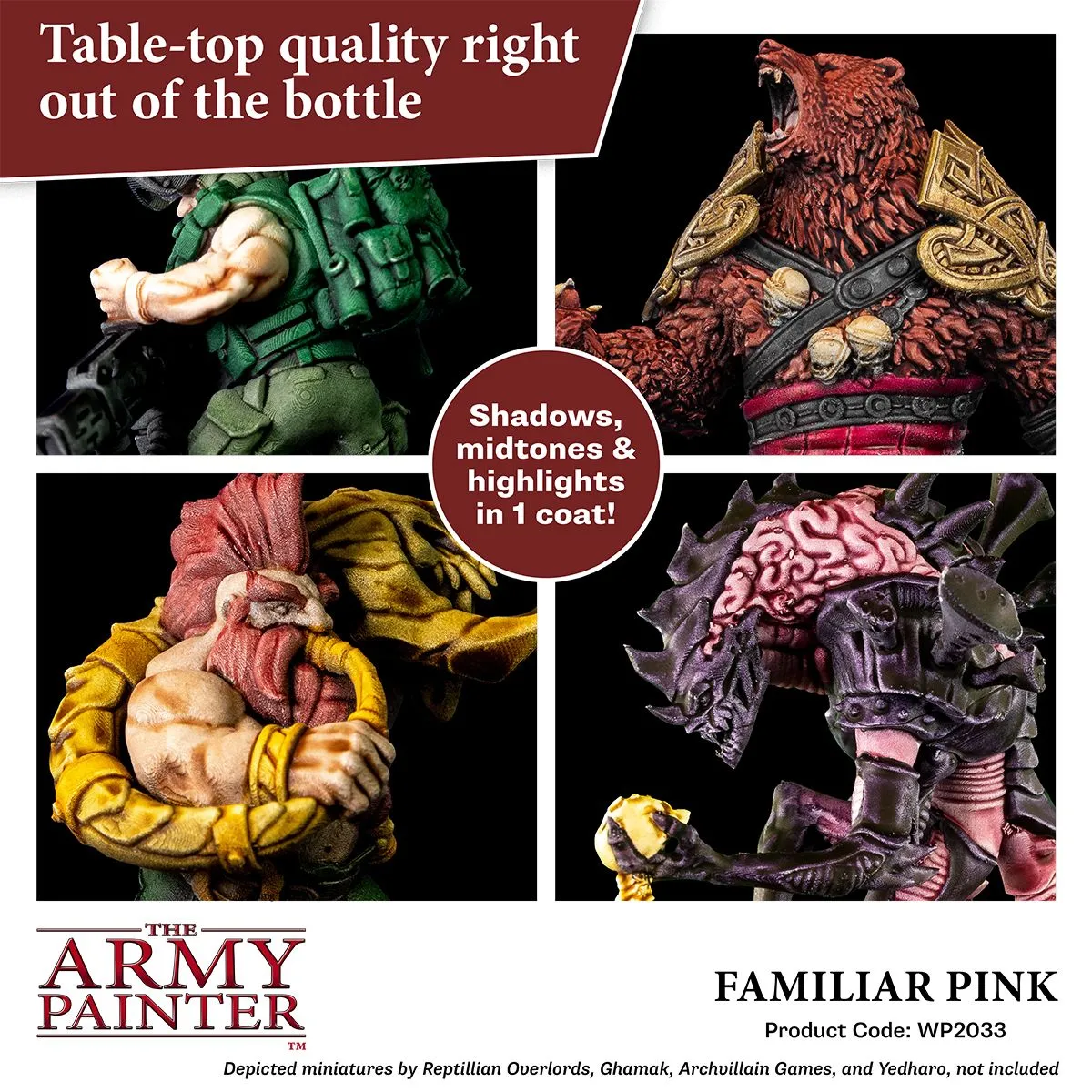 Army Painter Speedpaint Familiar Pink peinture rose 18 ml