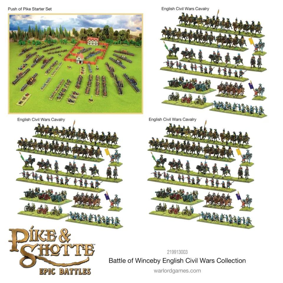 Warlord Pike & Shotte Epic Winceby Collection cavalerie