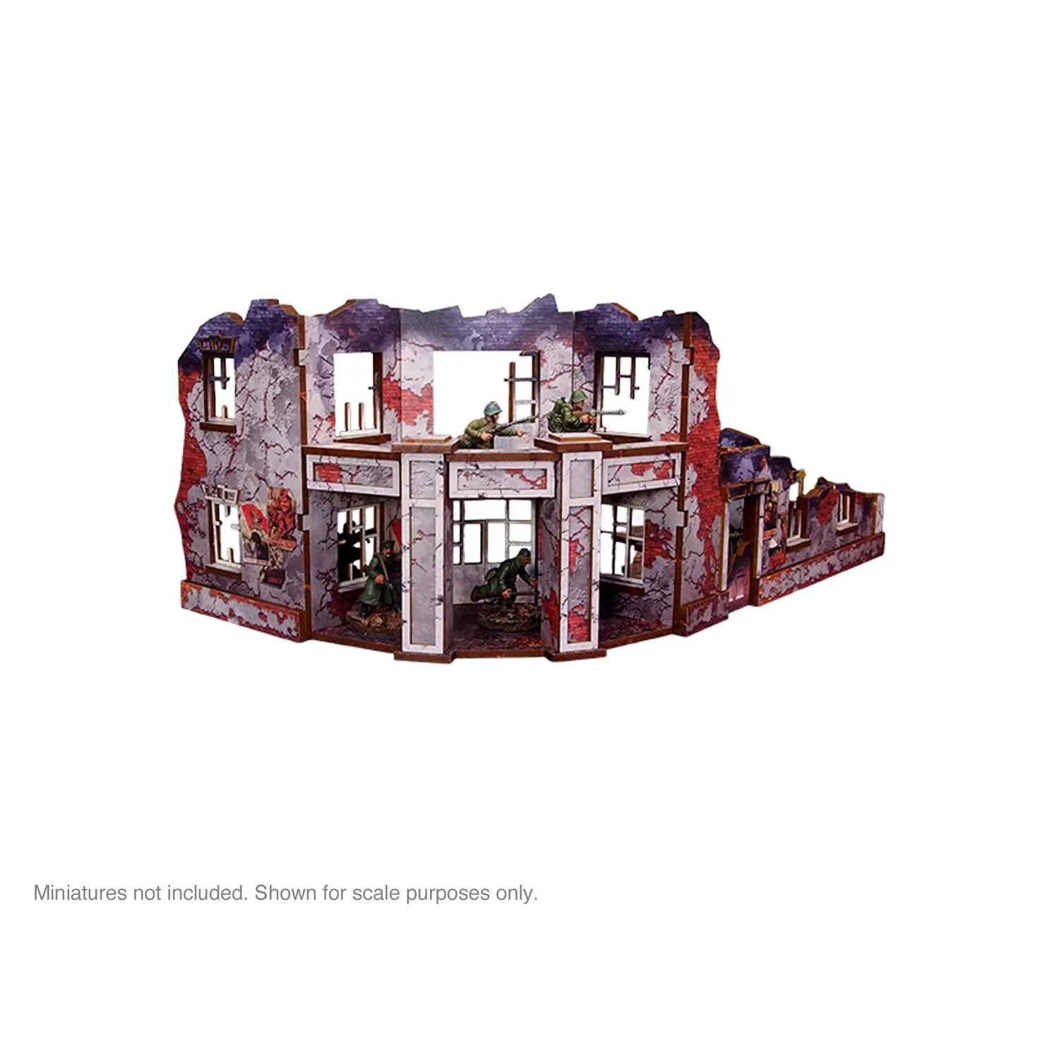 Bolt Action Ostfront Stalingrad Univermag décor pré-peint balcon