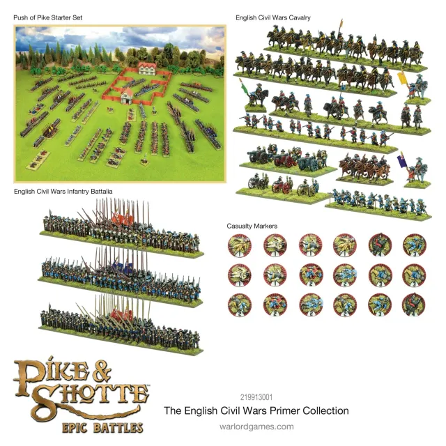 Bolt Action Pike & Shotte English Civil Wars Primer Collection coffret