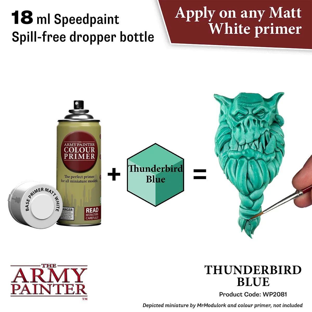 Bolt Action Speedpaint Thunderbird Blue peinture figurines bleu 18 ml