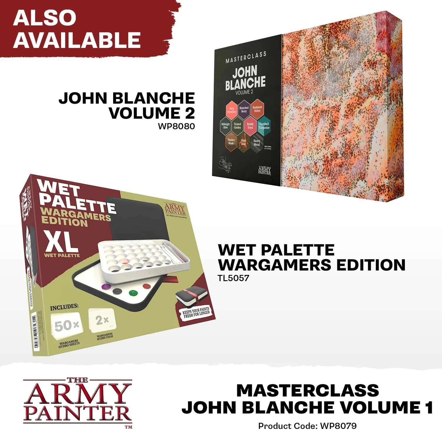 The Army Painter Masterclass John Blanche V1 set 10 peintures 18 ml
