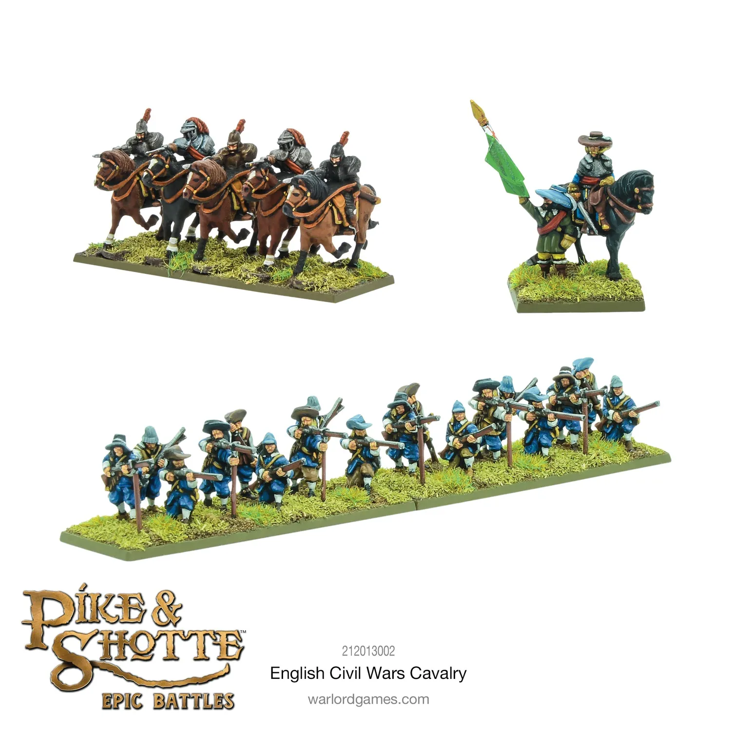 Pike & Shotte Epic Battles English Civil Wars Cavalry boîte plastique
