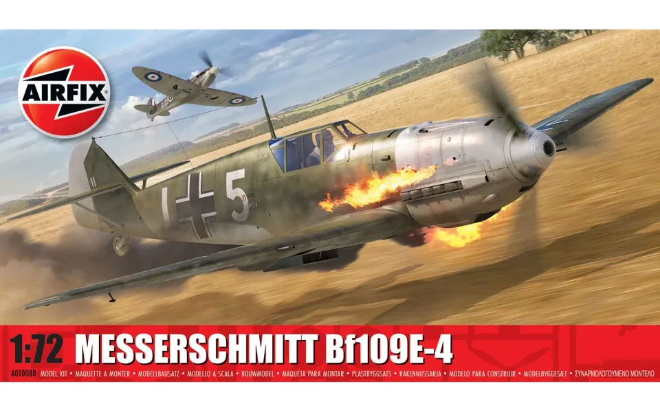 Bolt Action Airfix Messerschmitt Bf109E-4 maquette avion plastique kit