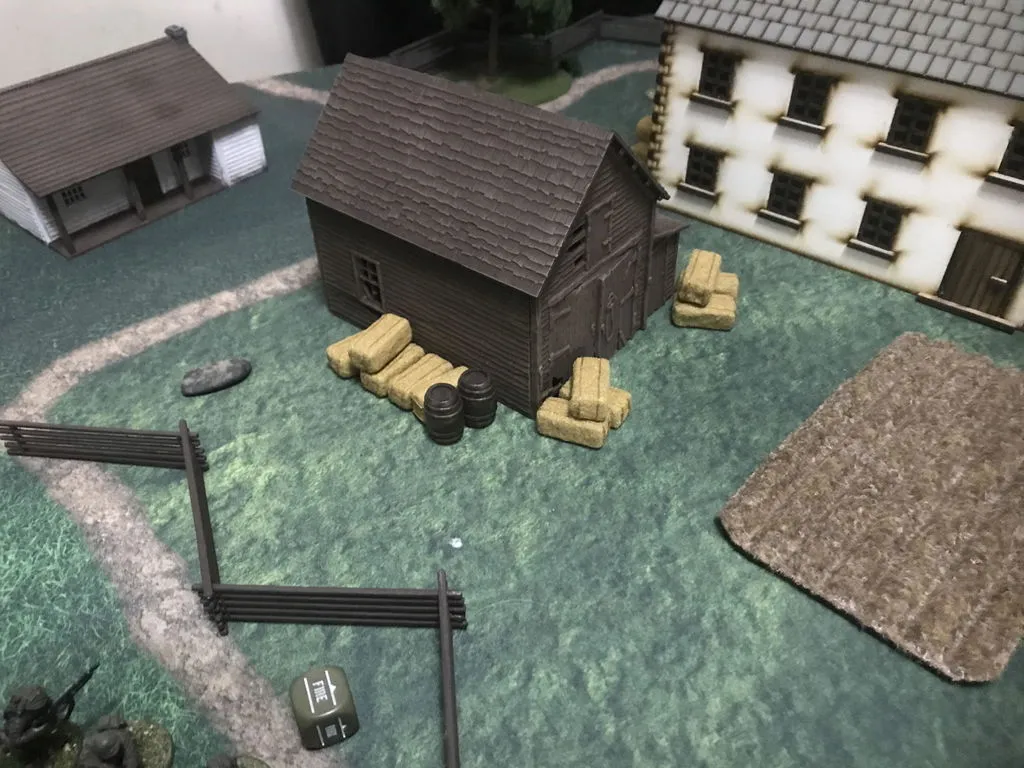 Bolt Action Terrain Ramshackle Barn grange en plastique