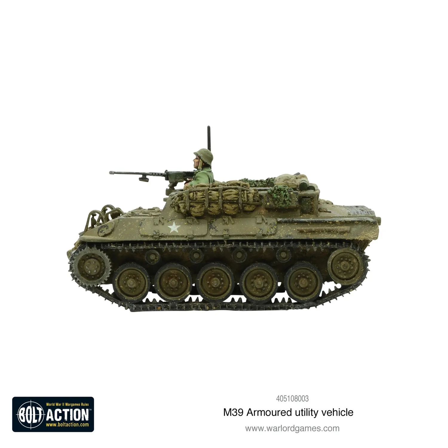 Bolt Action M39 véhicule blindé résine métal transport 12