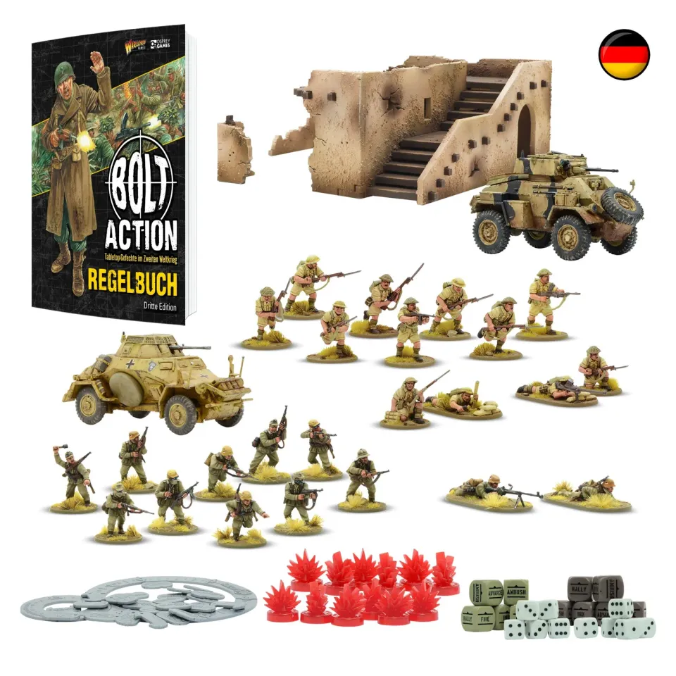 Bolt Action A Gentleman's War boîte démarrage allemande