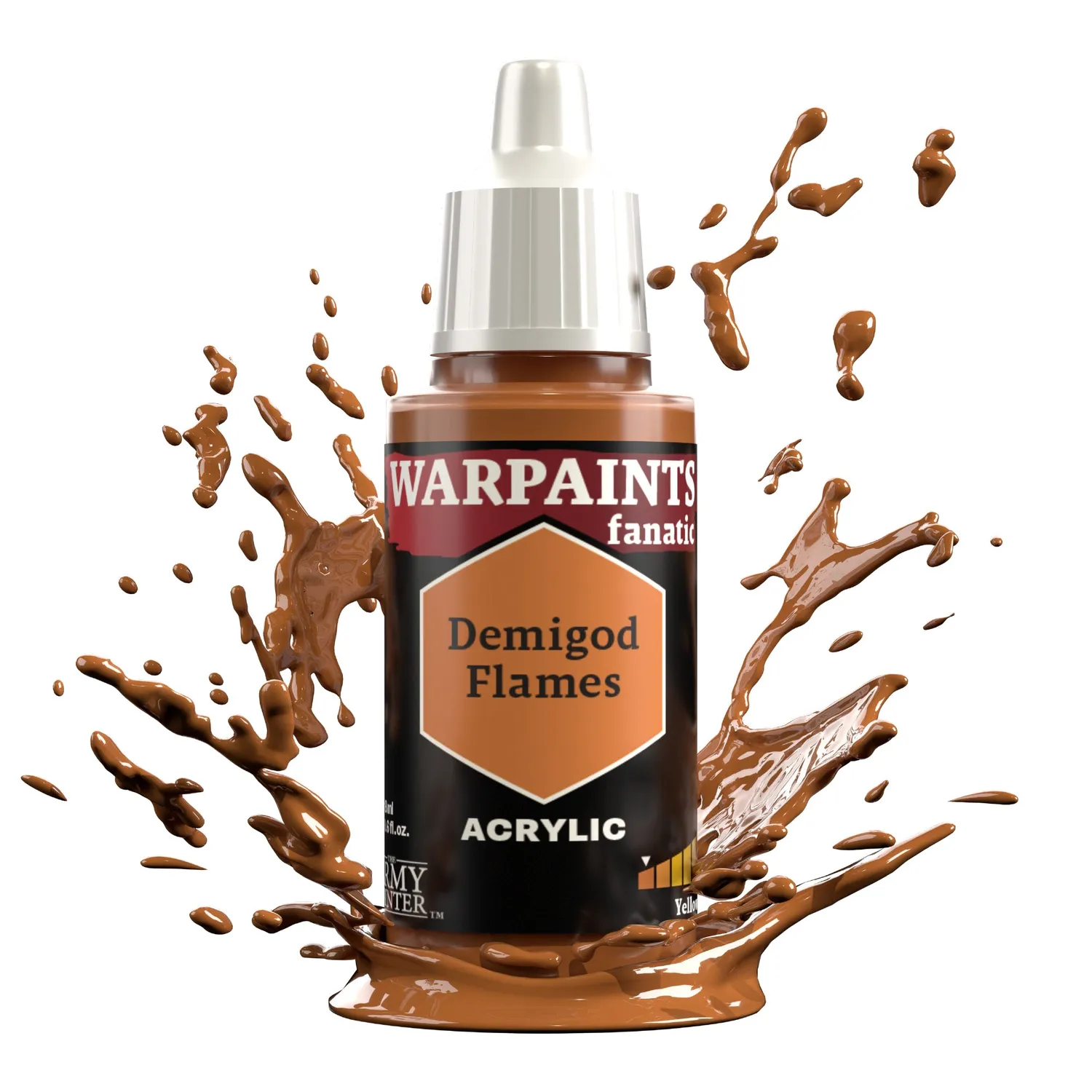 Bolt Action Warpaints Fanatic Demigod Flames peinture orange 18 ml