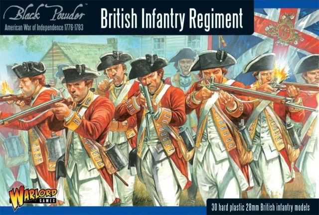 Bolt Action American War of Independence British Infantry Regiment figurines plastique