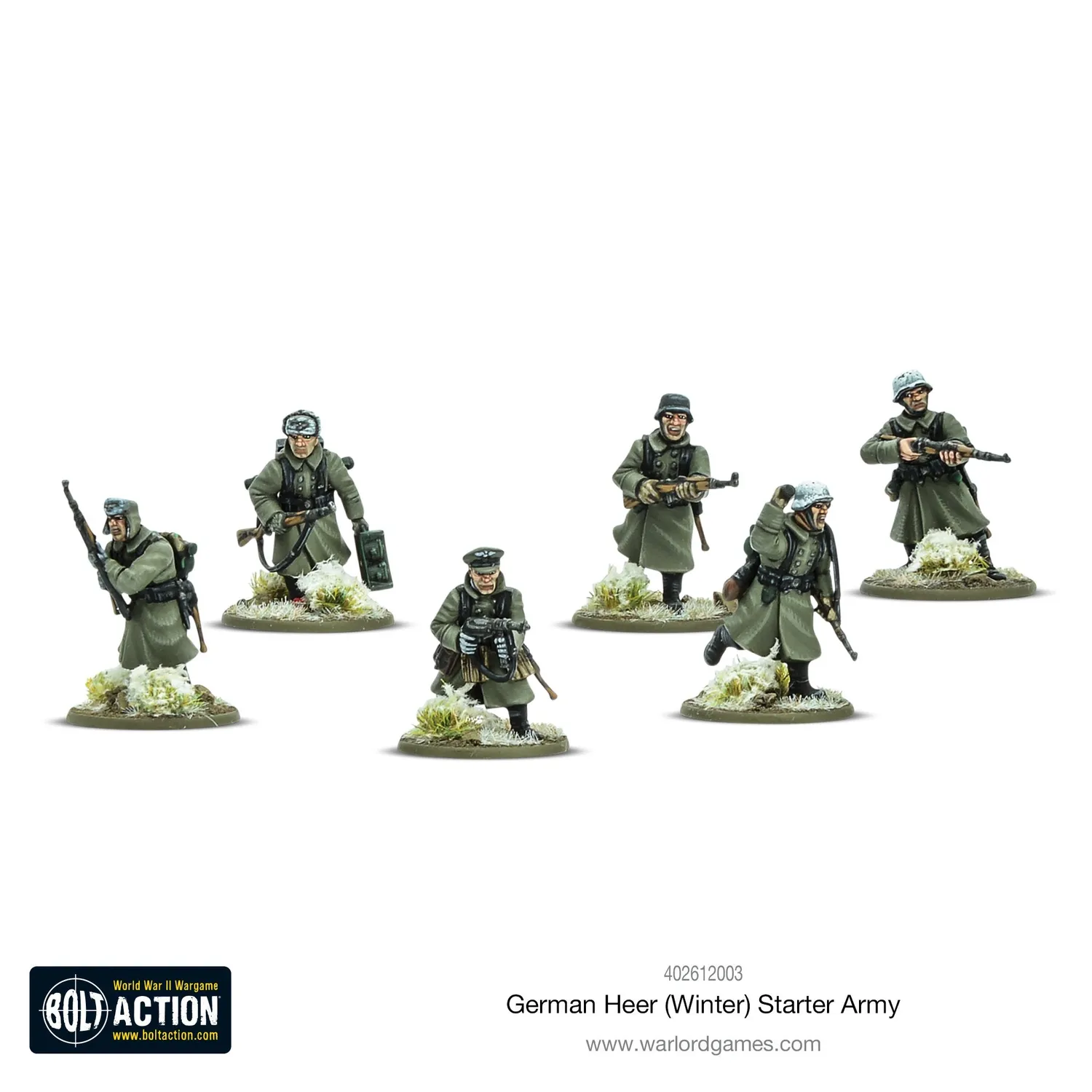 Bolt Action German Heer (Winter) starter army boîte de figurines hiver