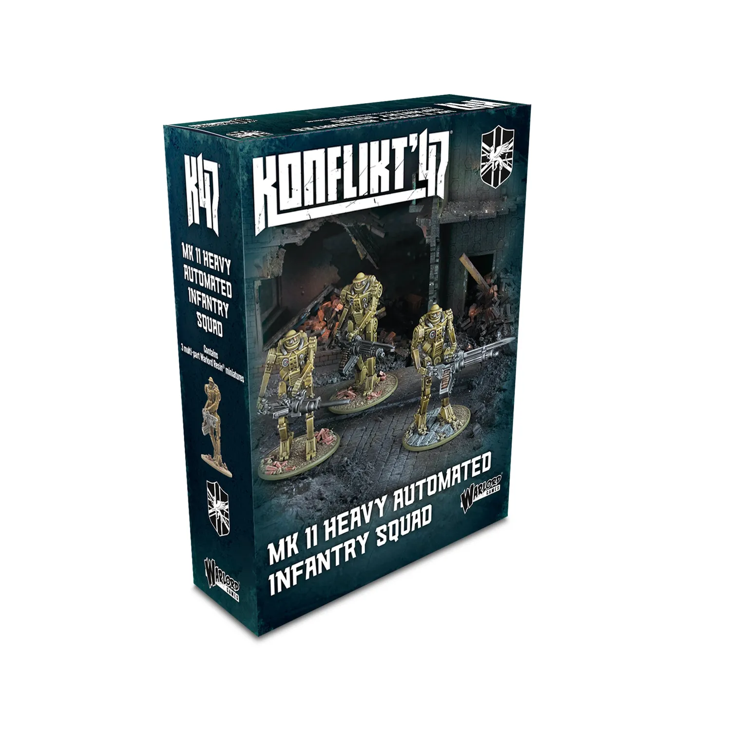 Konflikt 47 Mk II Heavy Automated Infantry Squad résine x3