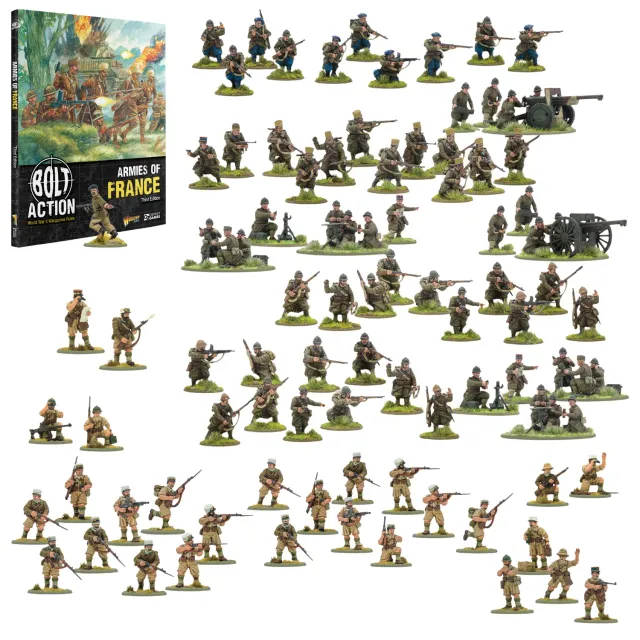 Bolt Action Armies of France New Release Bundle armée française