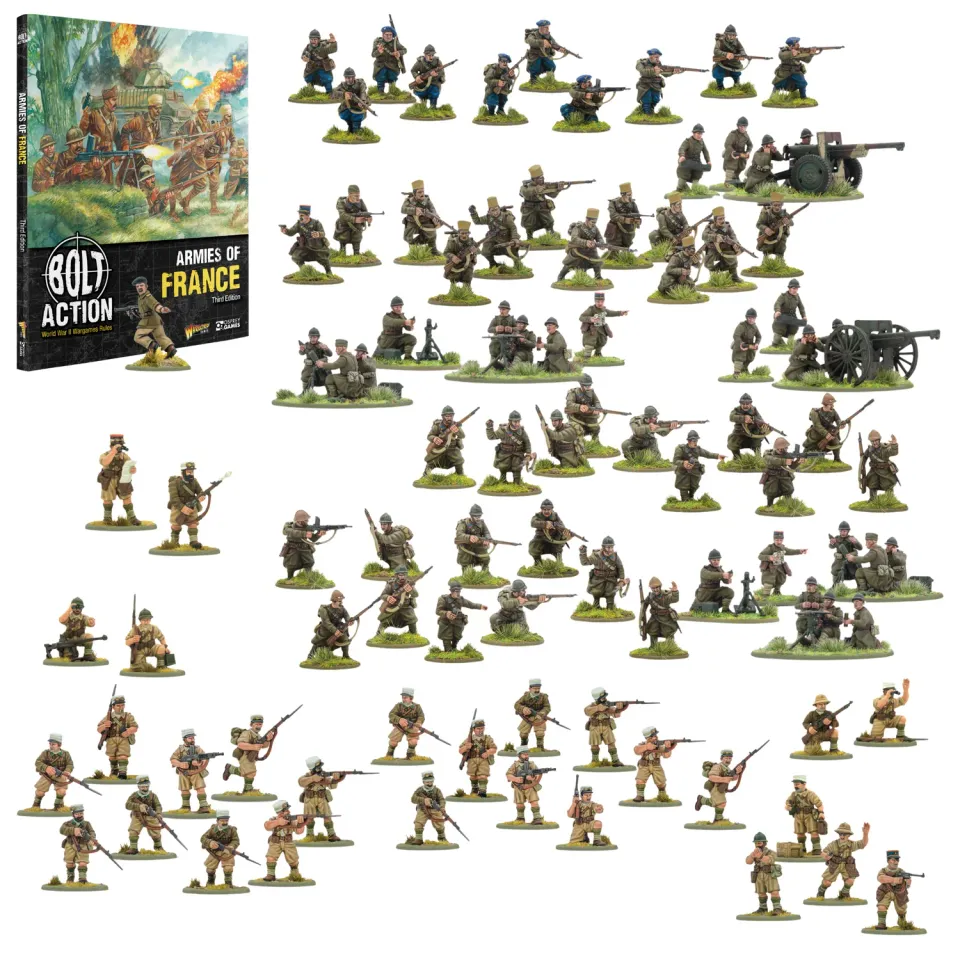 Bolt Action Armies of France New Release Bundle armée française