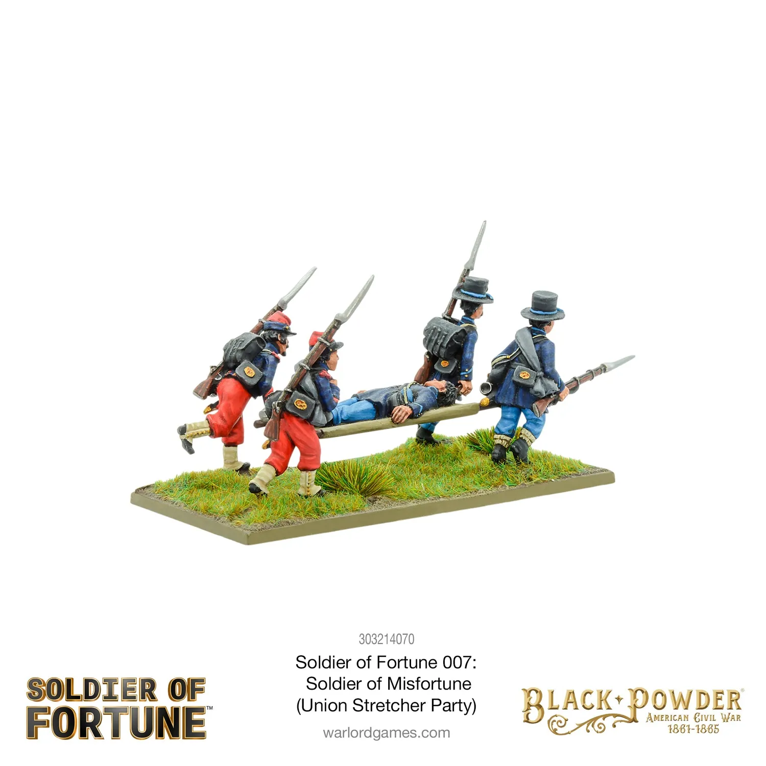 Warlord Soldier of Fortune 007 Misfortune figurine brancardiers