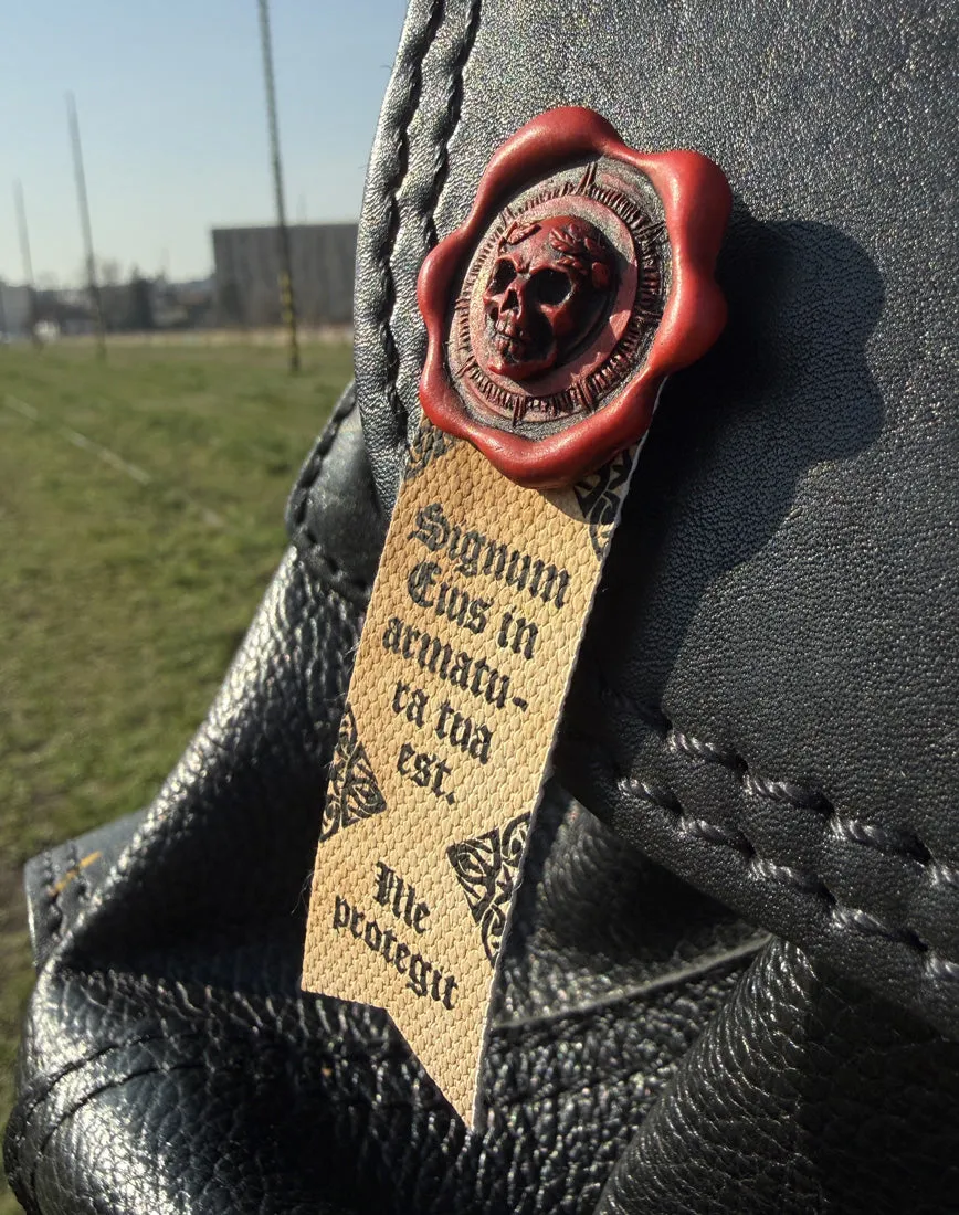 Brother Vinni Seal Holy Scull pin’s ruban type A crâne