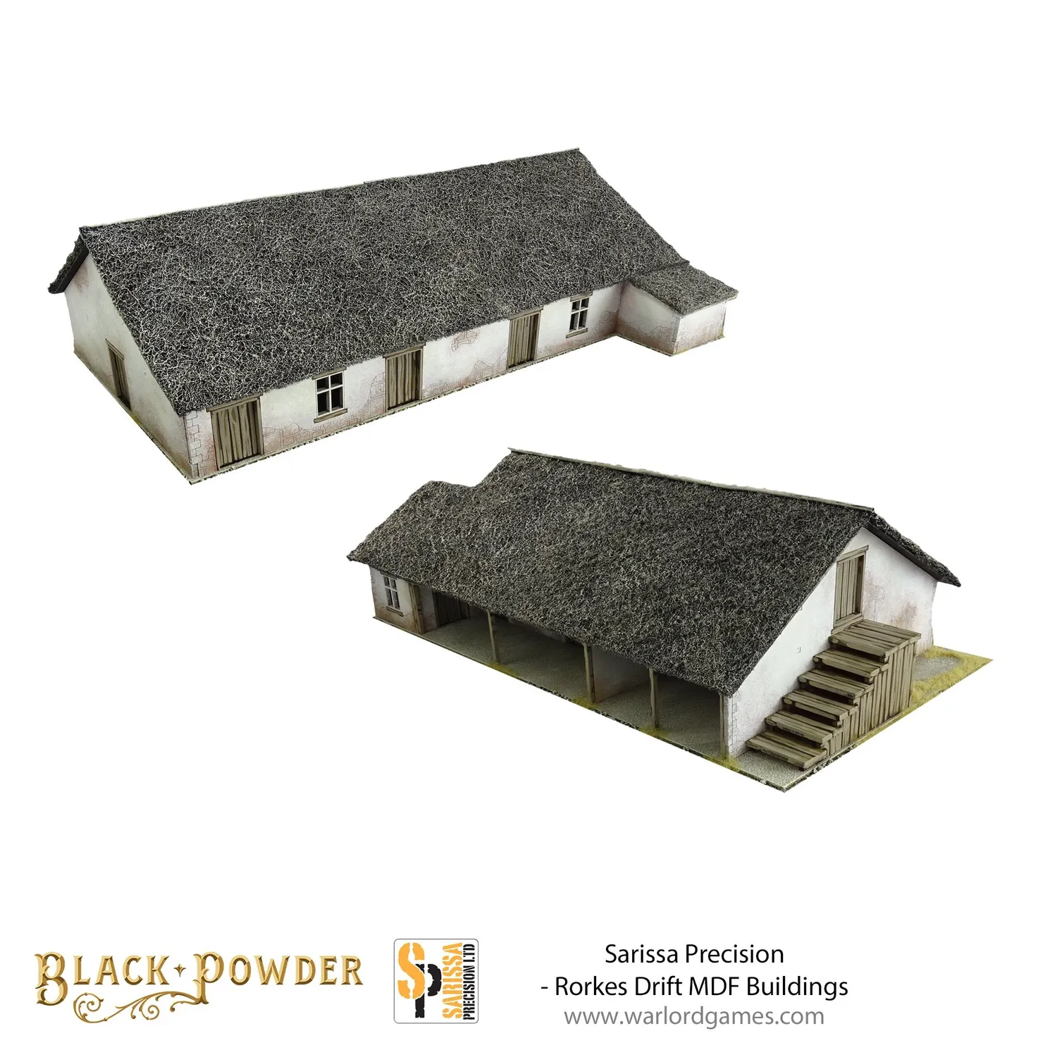 Bolt Action Sarissa Rorkes Drift décor MDF 2 bâtiments